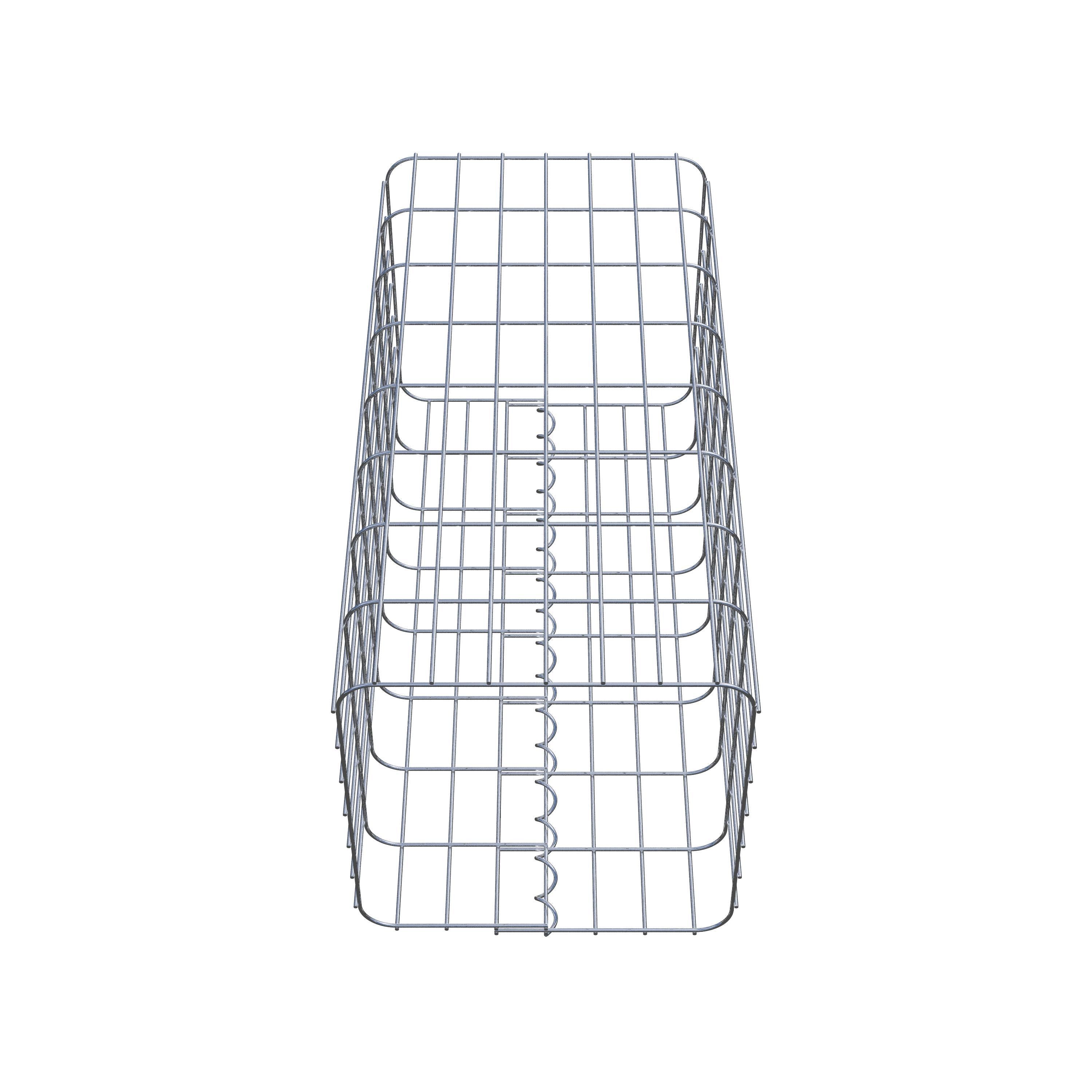 Gabion column square 37 cm x 37 cm, 80 cm height, MW 5 cm x 10 cm