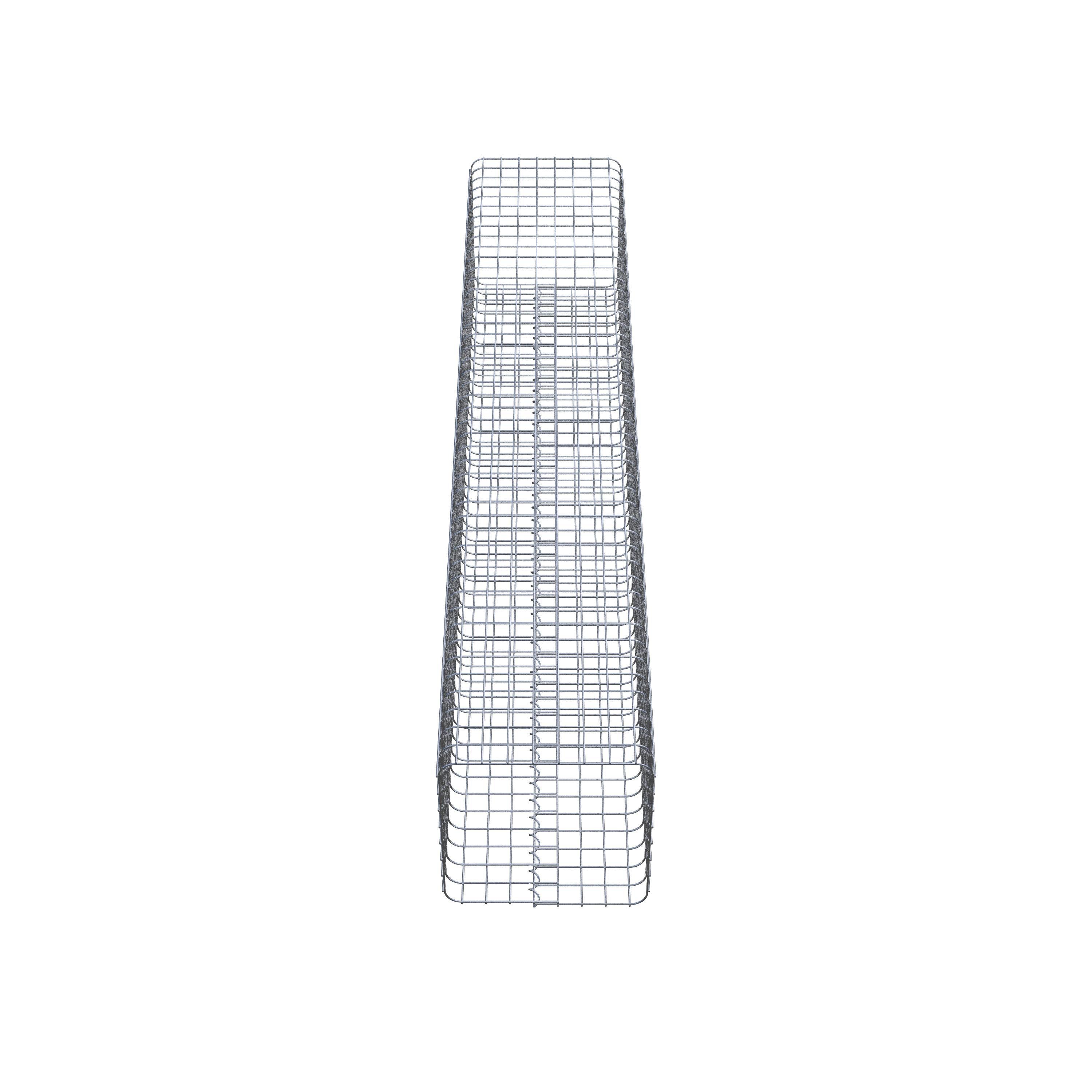 Gabion column square 42 cm x 42 cm, 230 cm height, MW 5 cm x 5 cm