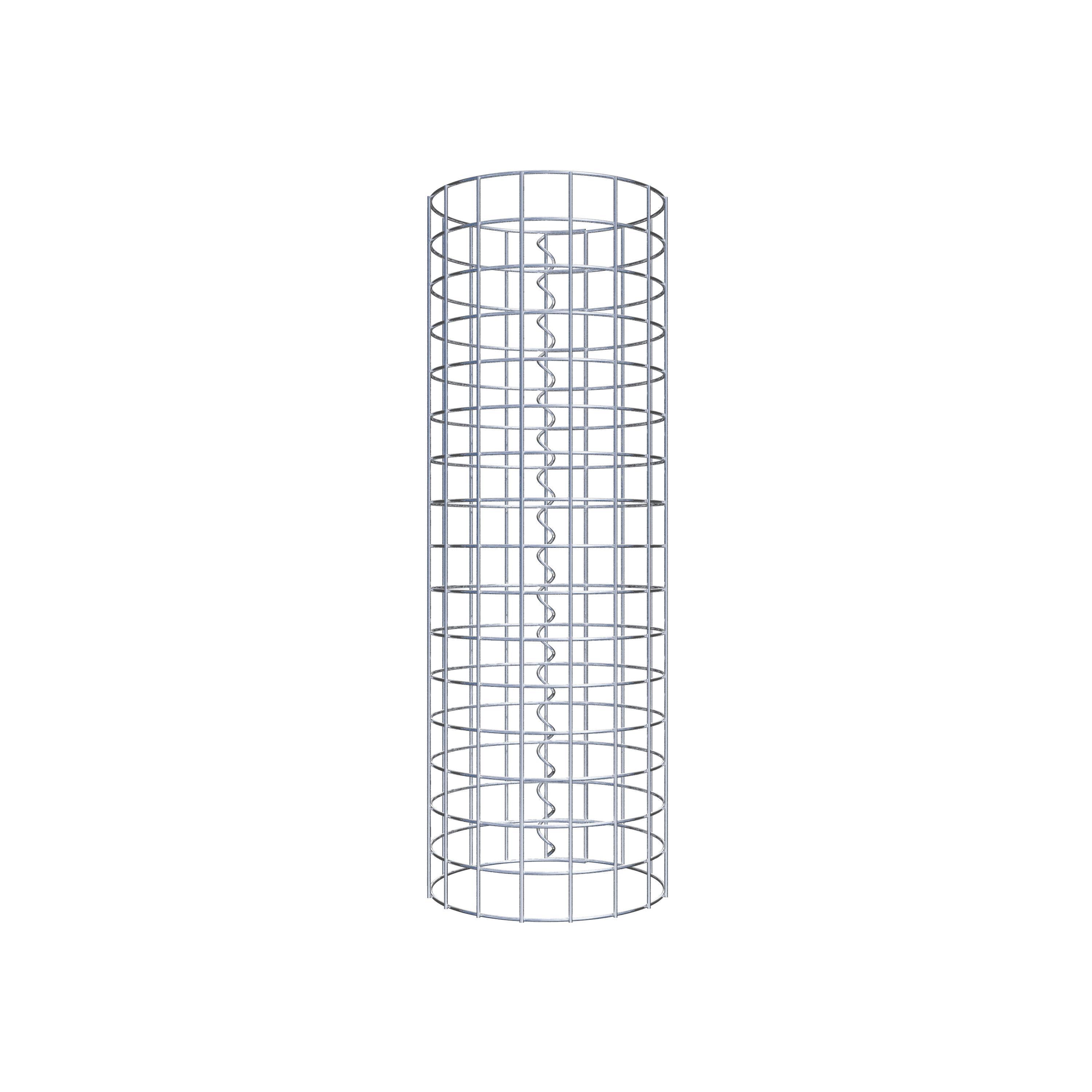 Gabionensäule rund 27 cm Durchmesser, 80 cm Höhe, Maschenweite 5 cm x 5 cm