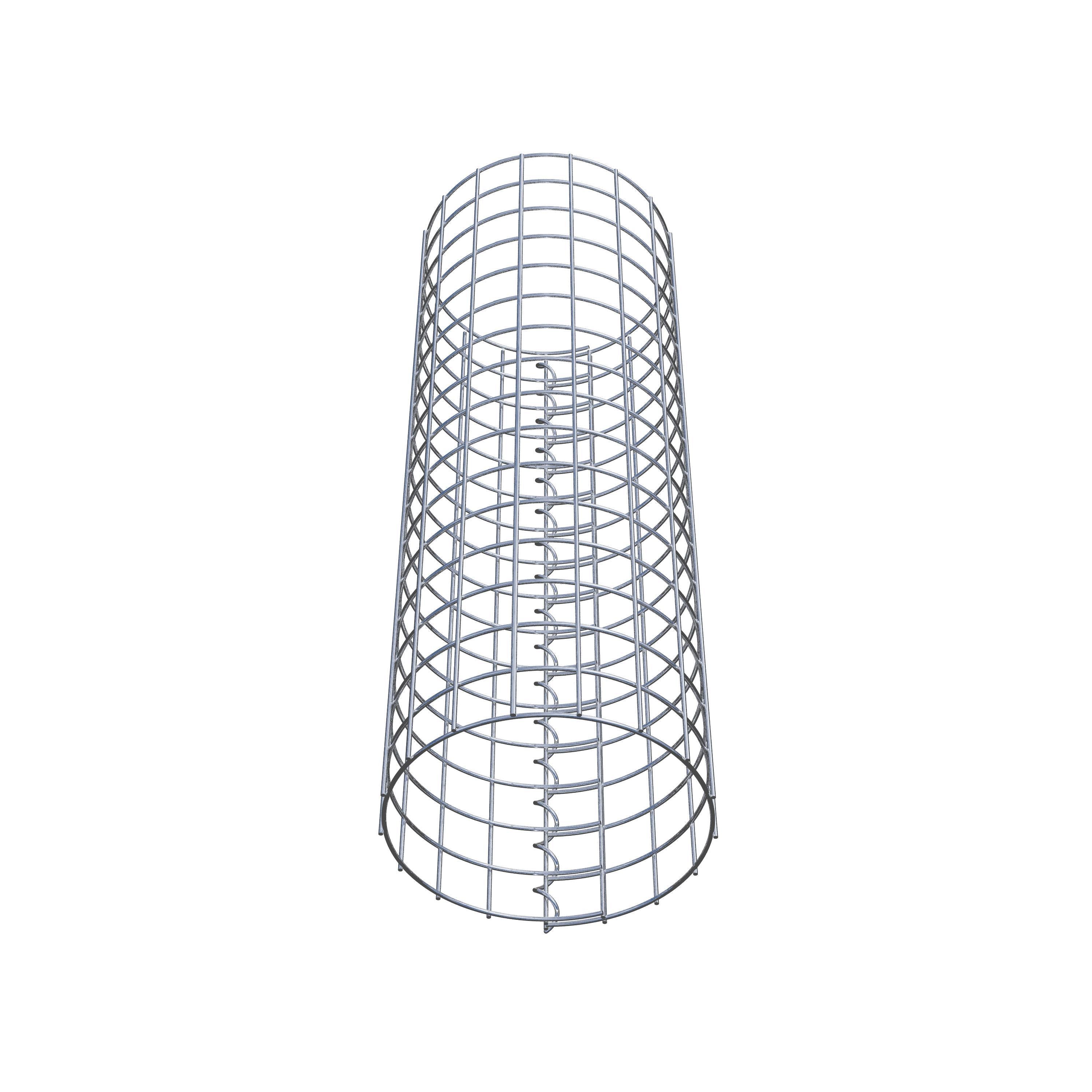 Gabionensäule rund 27 cm Durchmesser, 80 cm Höhe, Maschenweite 5 cm x 5 cm