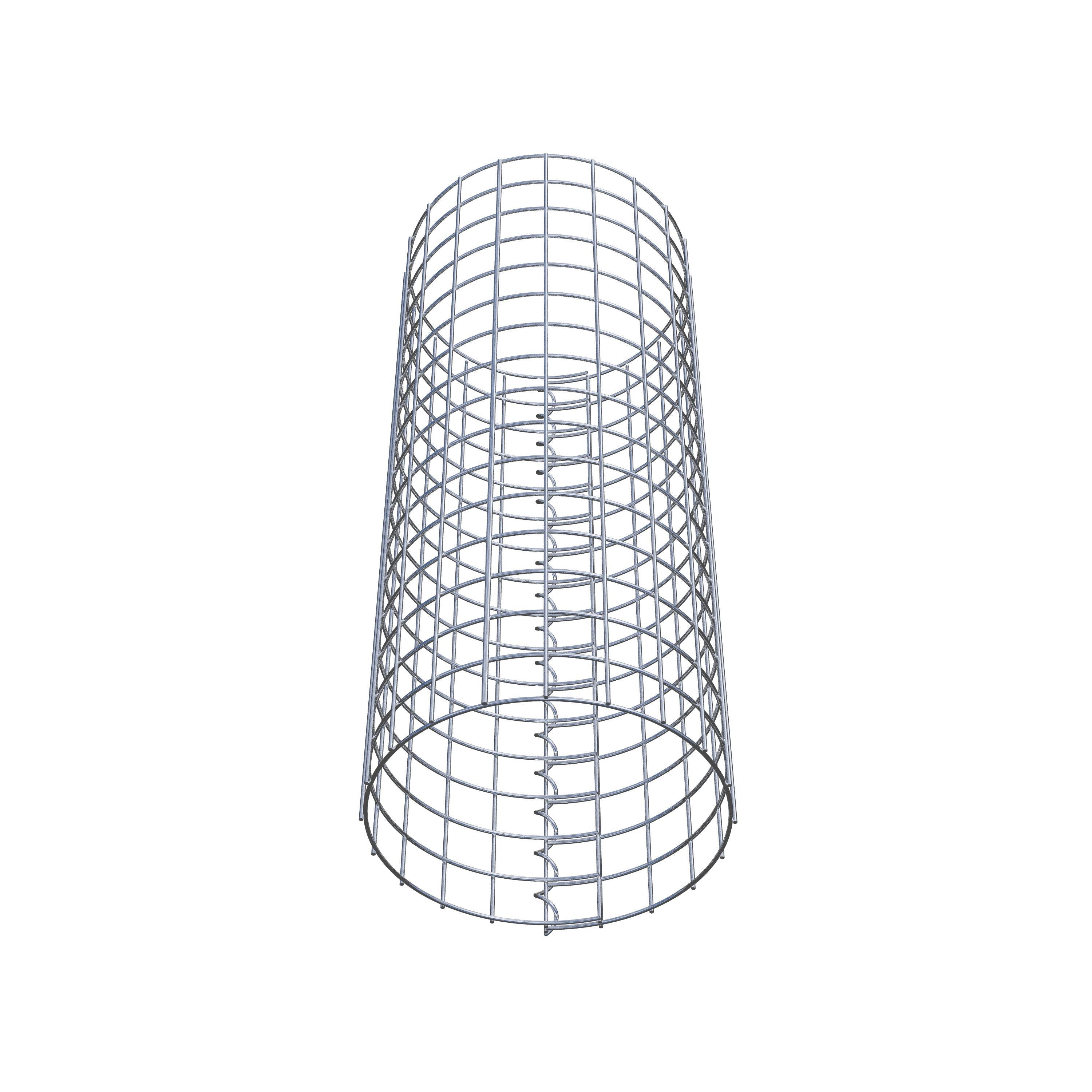 Gabionpelare rund 32 cm diameter, 80 cm höjd, maskstorlek 5 cm x 5 cm