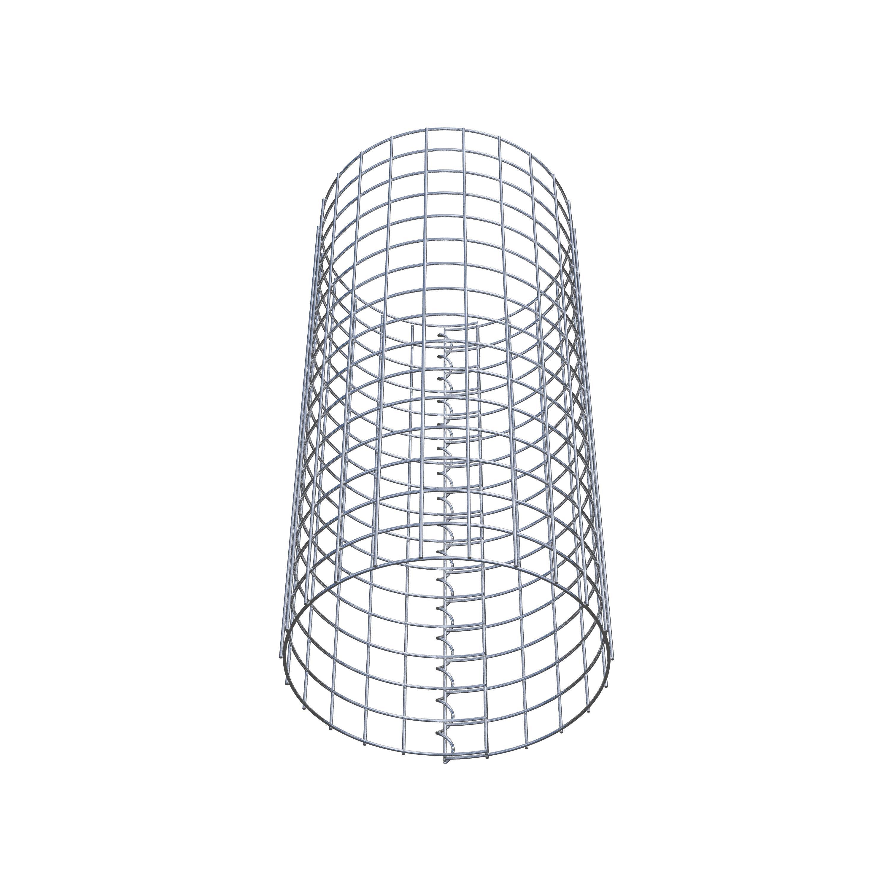 Gabionpelare rund 37 cm diameter, 80 cm höjd, maskstorlek 5 cm x 5 cm