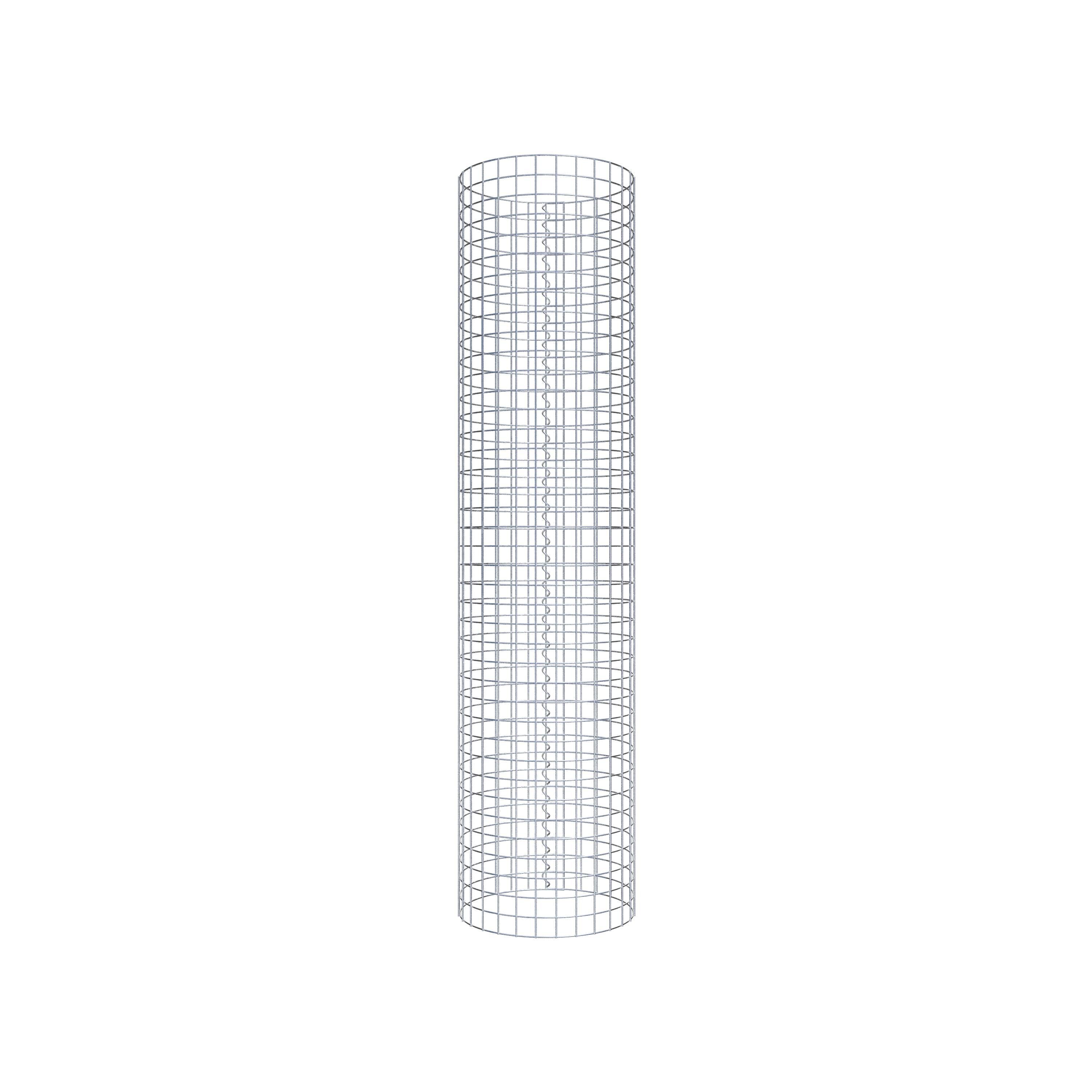 Gabionpelare rund 47 cm diameter, 200 cm höjd, maskstorlek 5 cm x 5 cm