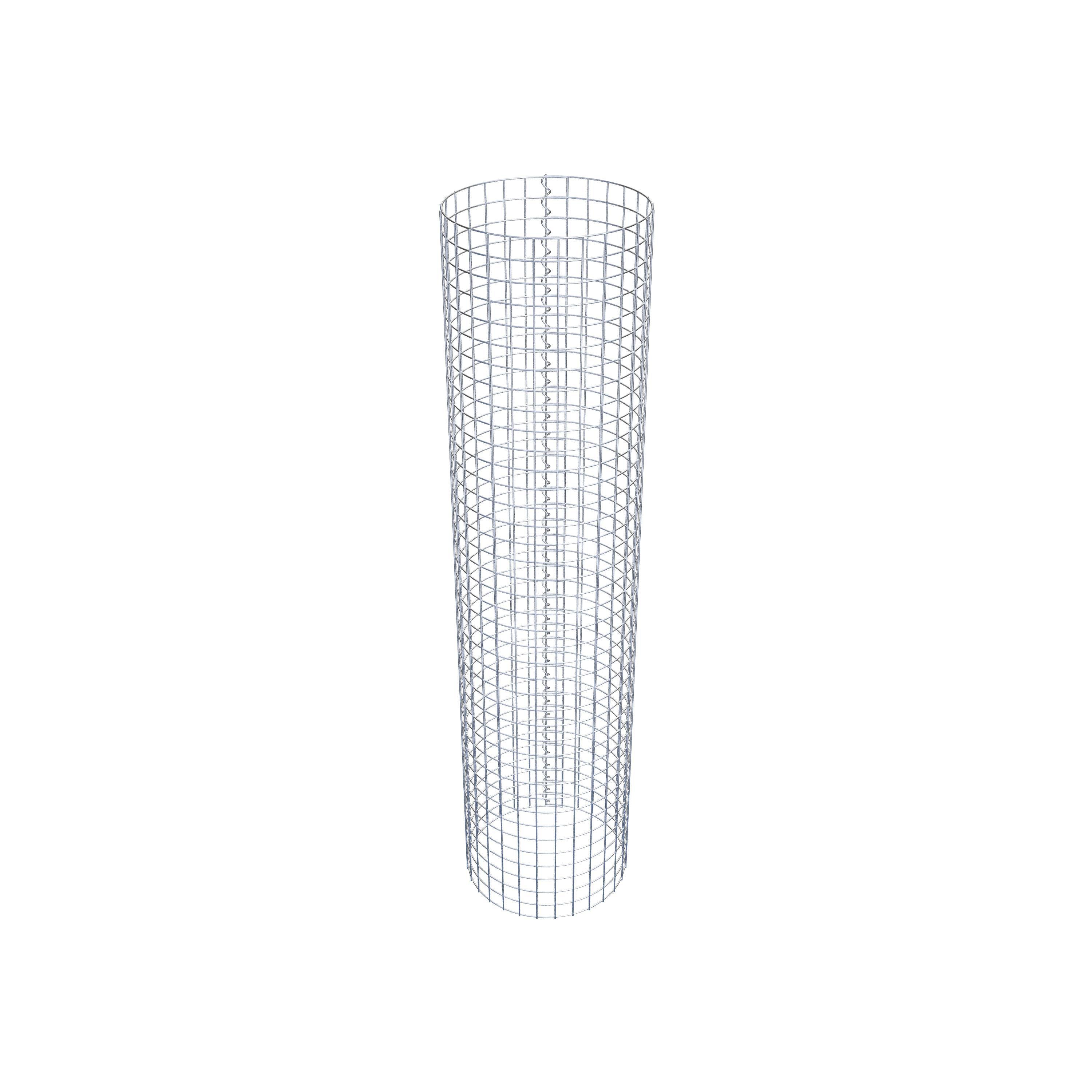 Gabionpelare rund 47 cm diameter, 200 cm höjd, maskstorlek 5 cm x 5 cm