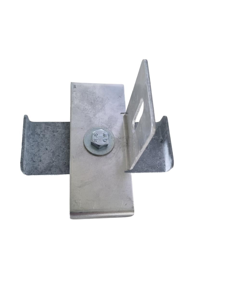 Klem met hekbeugel Maaswijdte 10 x 10 cm, gegalvaniseerd
