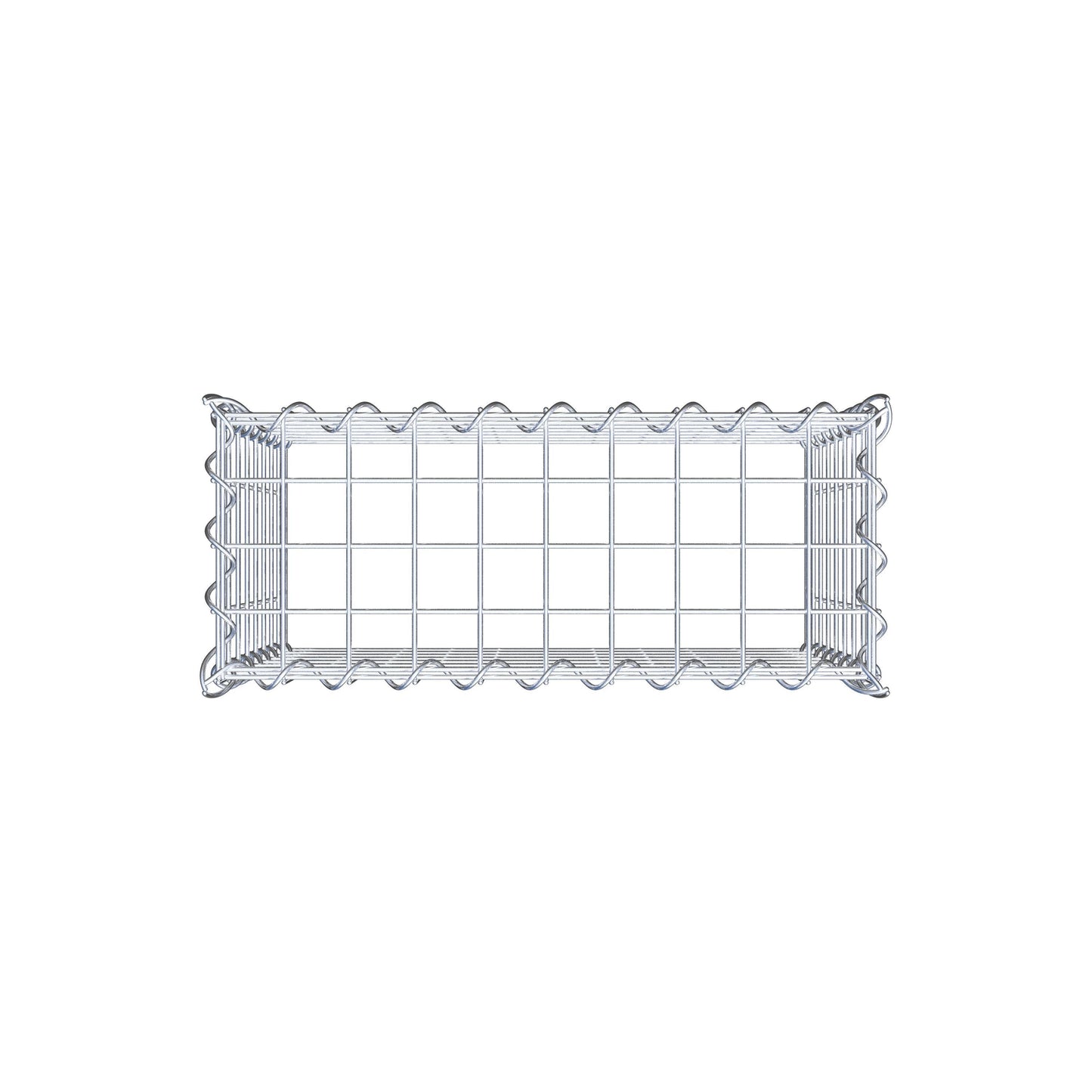 Gabião tipo 3 50 cm x 40 cm x 20 cm (C x A x P), malhagem 5 cm x 5 cm, espiral