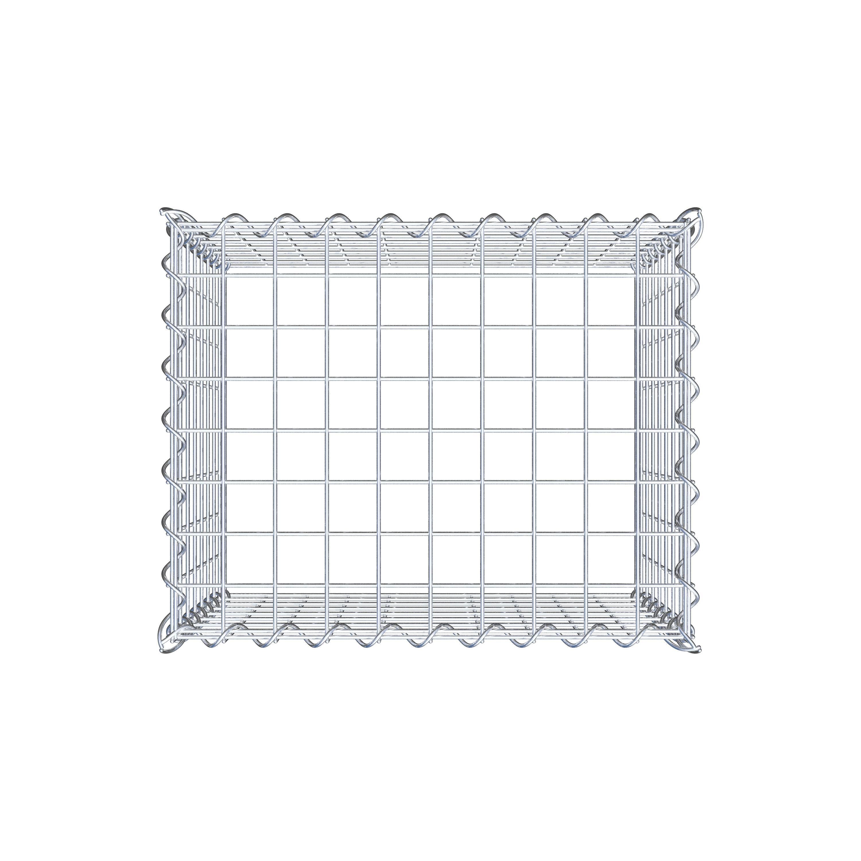 Extra gabion typ 3 50 cm x 40 cm x 40 cm (L x H x D), maskstorlek 5 cm x 5 cm, spiral