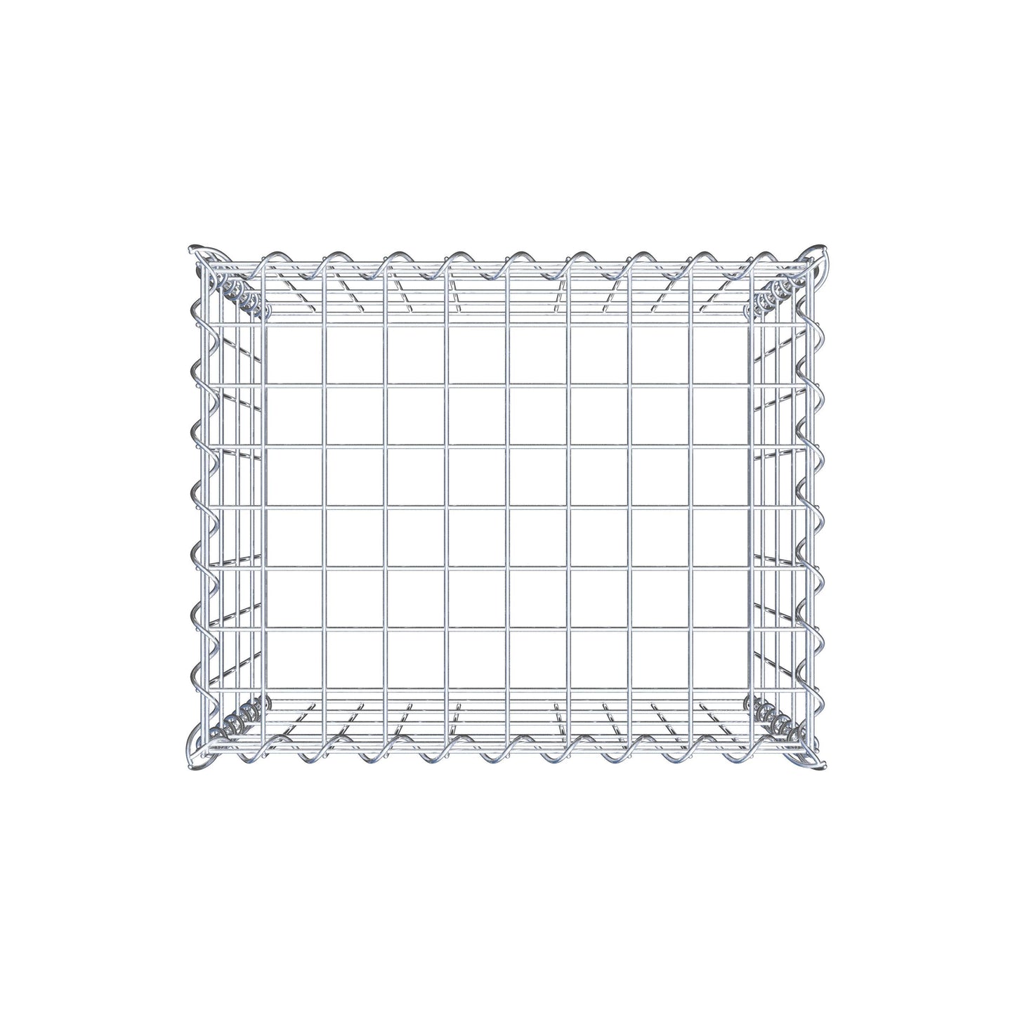 Gabbione aggiuntivo tipo 3 50 cm x 40 cm x 40 cm (L x A x P), dimensione maglia 5 cm x 10 cm, a spirale