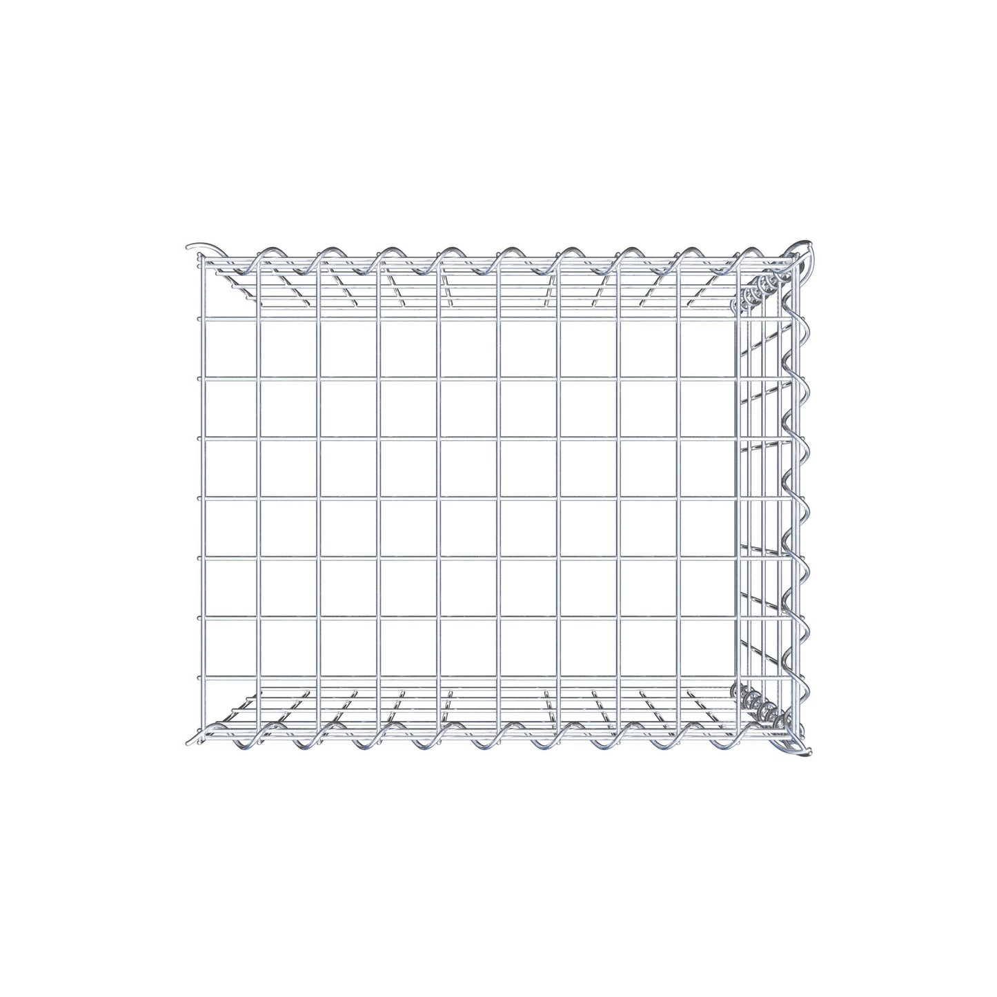 Extra gabion typ 4 50 cm x 40 cm x 40 cm (L x H x D), maskstorlek 5 cm x 10 cm, spiral