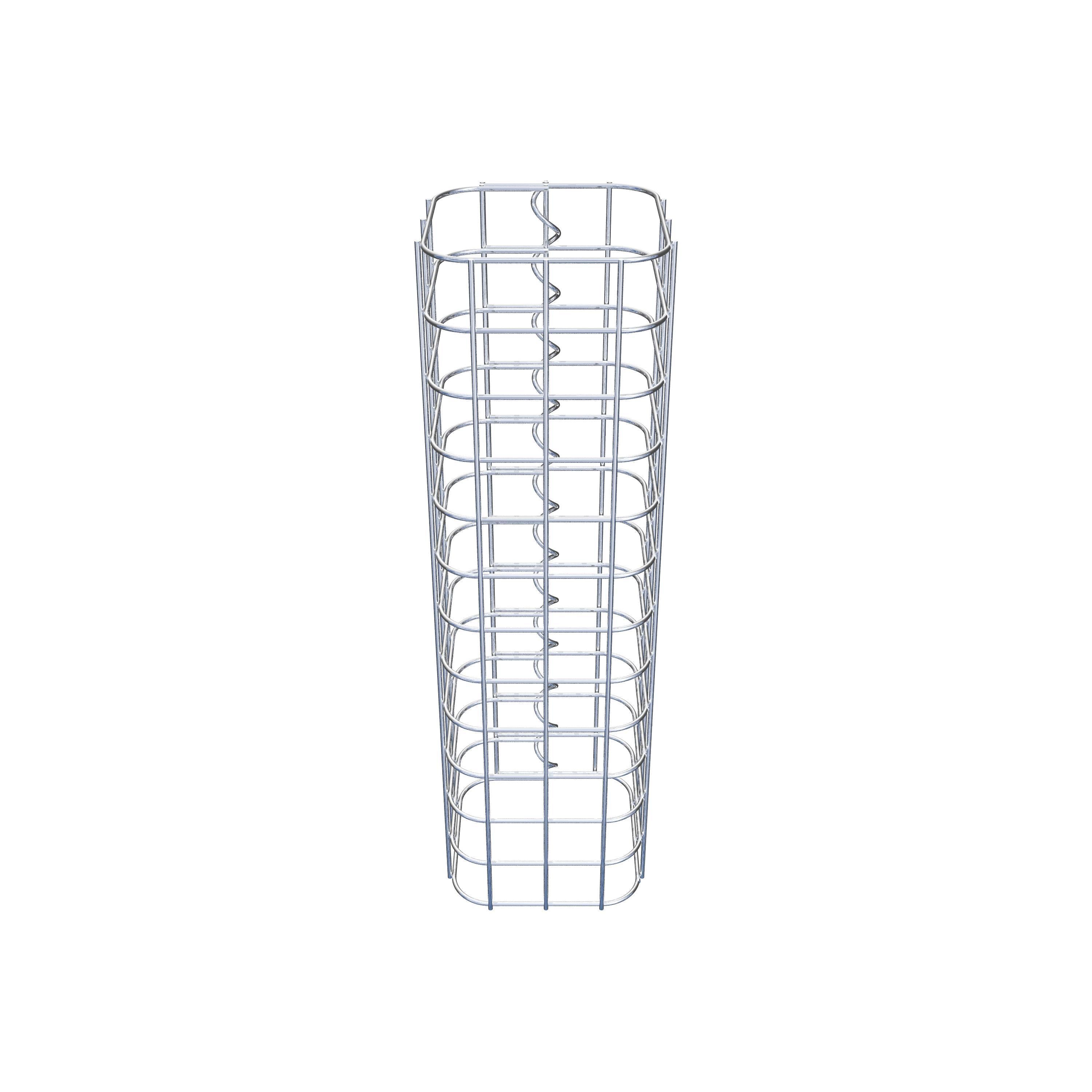 Gabionpelare 17 x 17 cm, MW 5 x 5 cm kvadrat