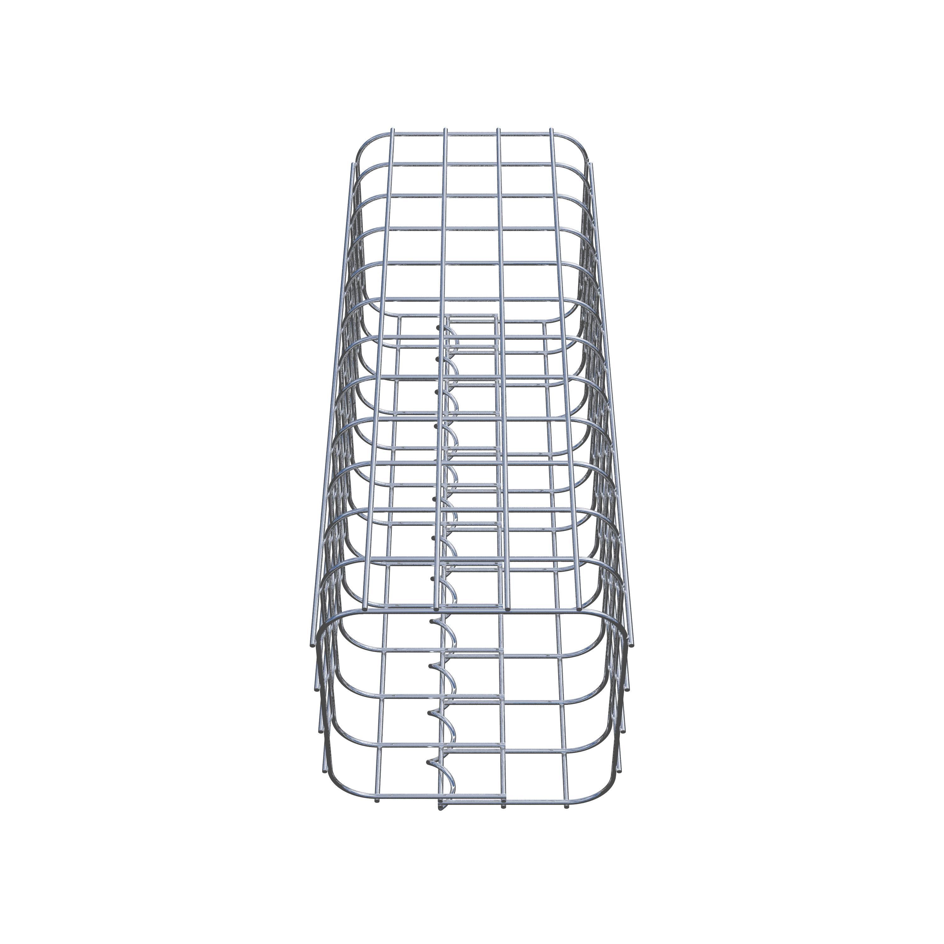 Gabionpelare 22 x 22 cm MW 5 x 5 cm kvadrat