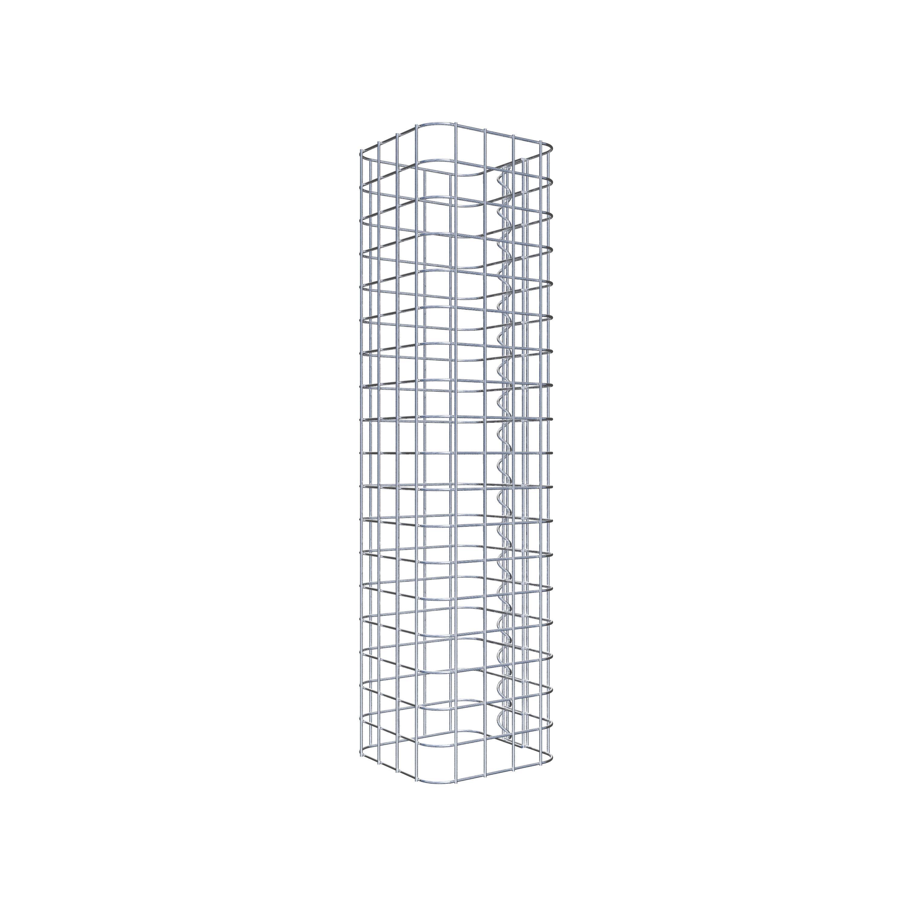 Gabionpelare 22 x 22 cm MW 5 x 5 cm kvadrat
