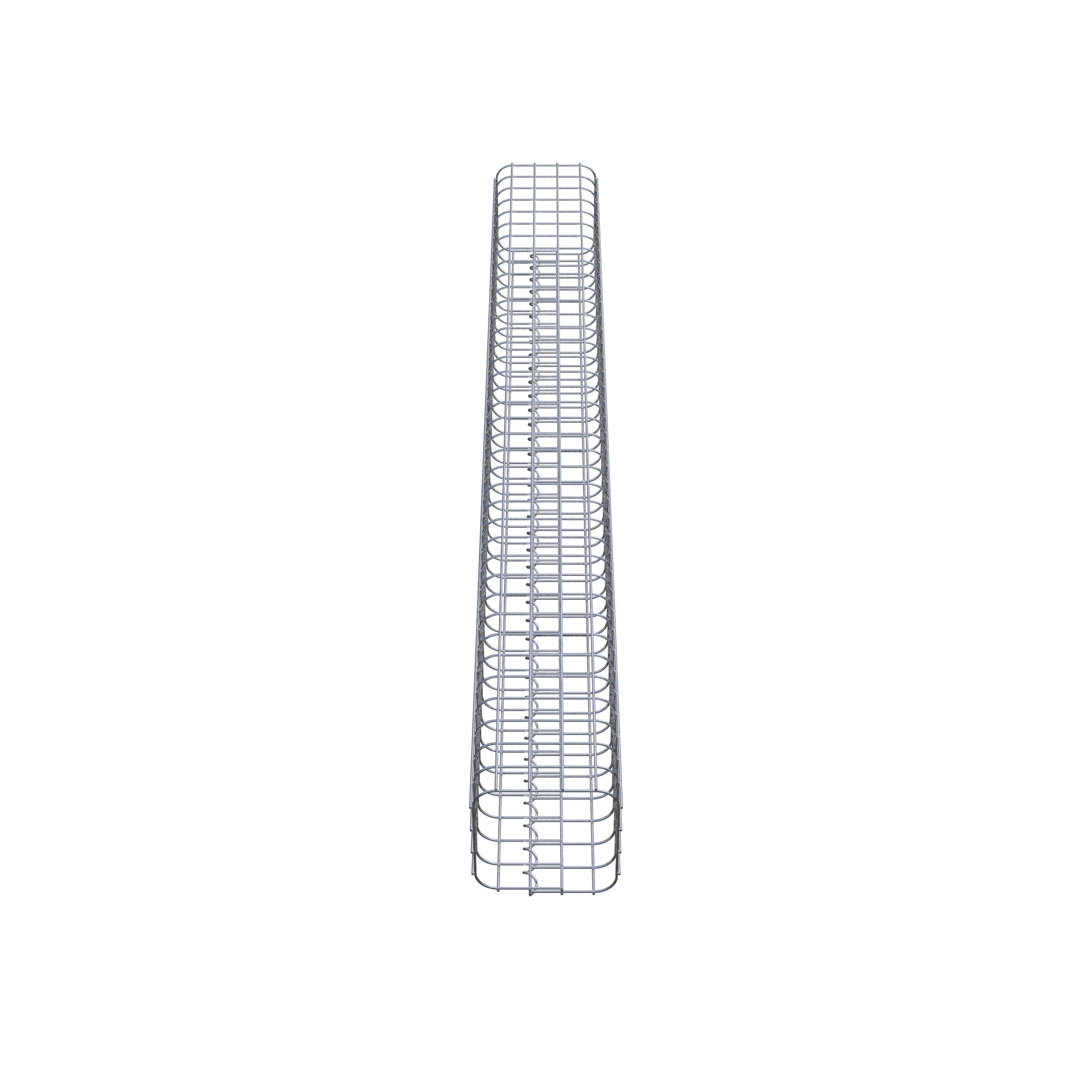 Gabionpelare 22 x 22 cm MW 5 x 5 cm kvadrat
