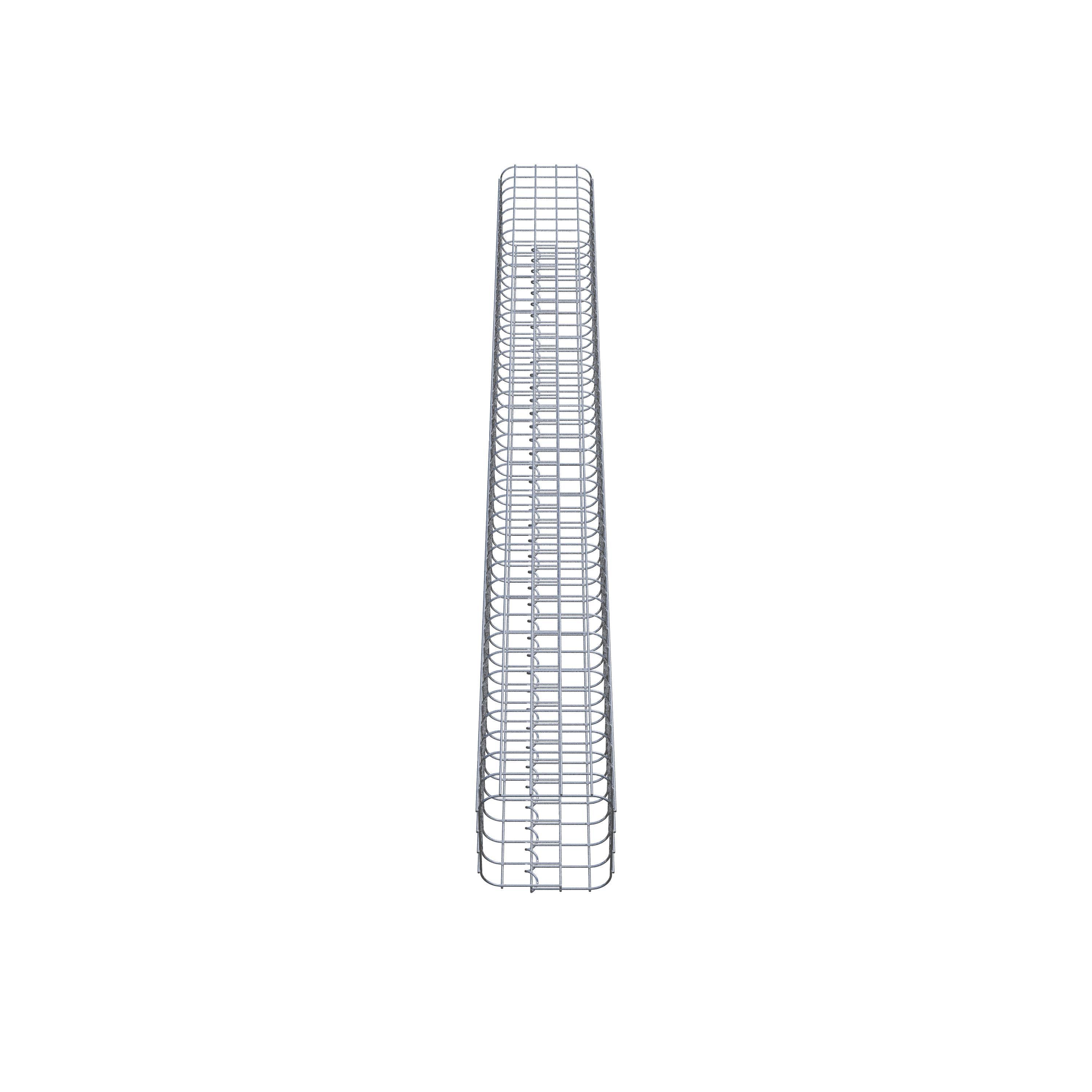 Gabionpelare 22 x 22 cm MW 5 x 5 cm kvadrat