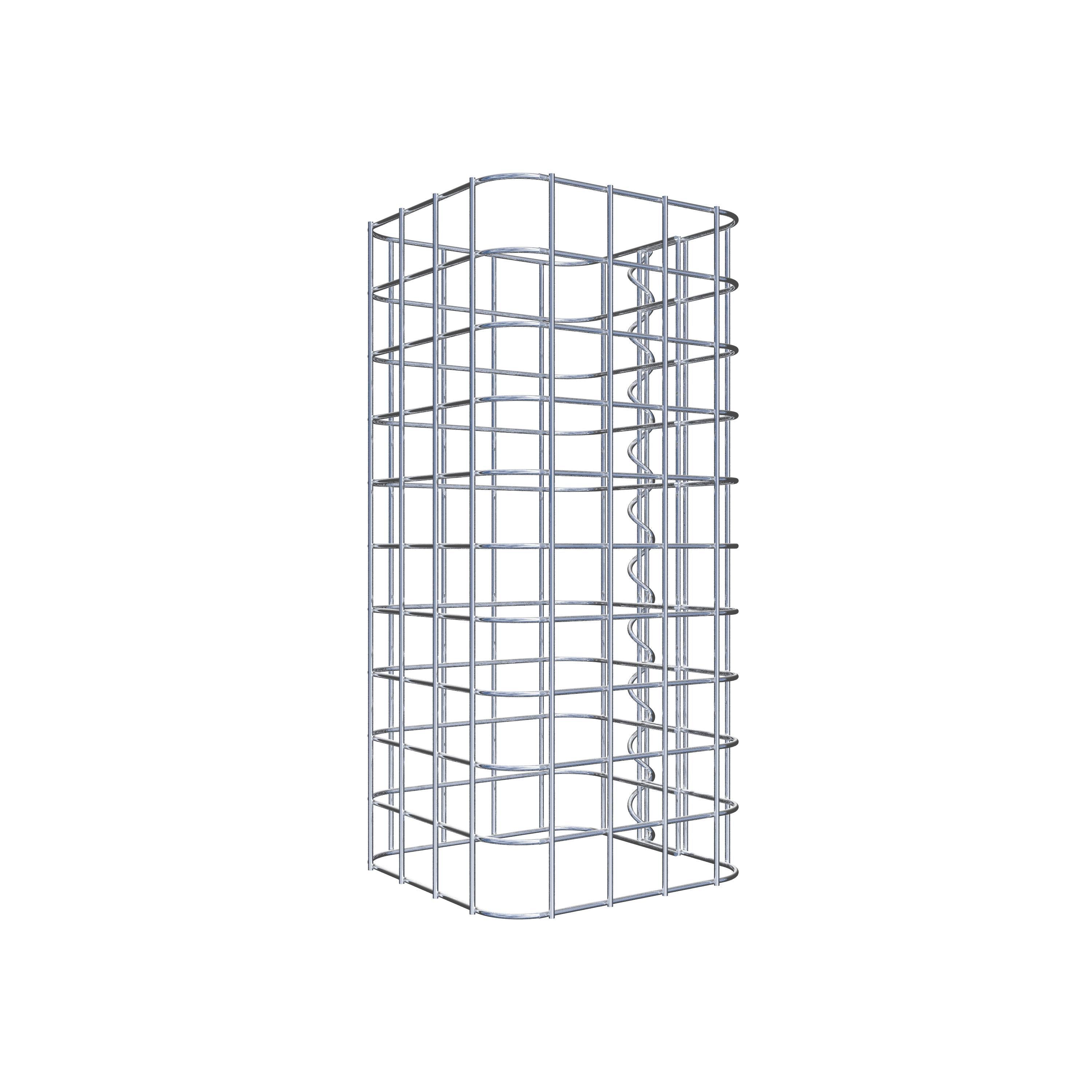 Gabionpelare 22 x 22 cm MW 5 x 5 cm kvadrat