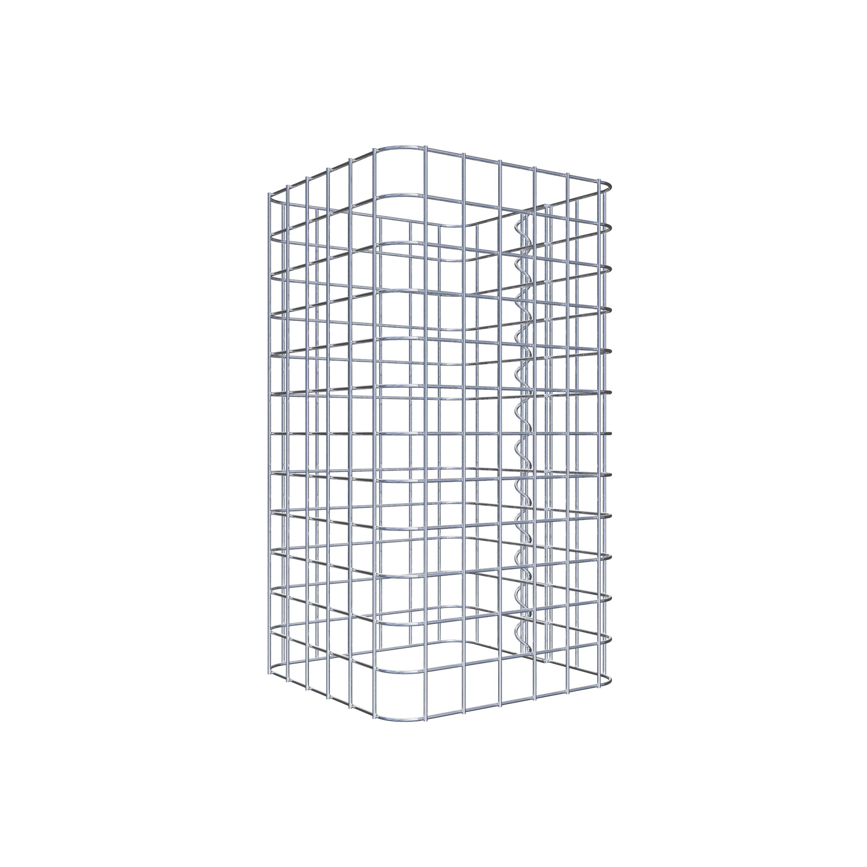 Colonne de gabion 32 x 32 cm MW 5 x 5 cm carré