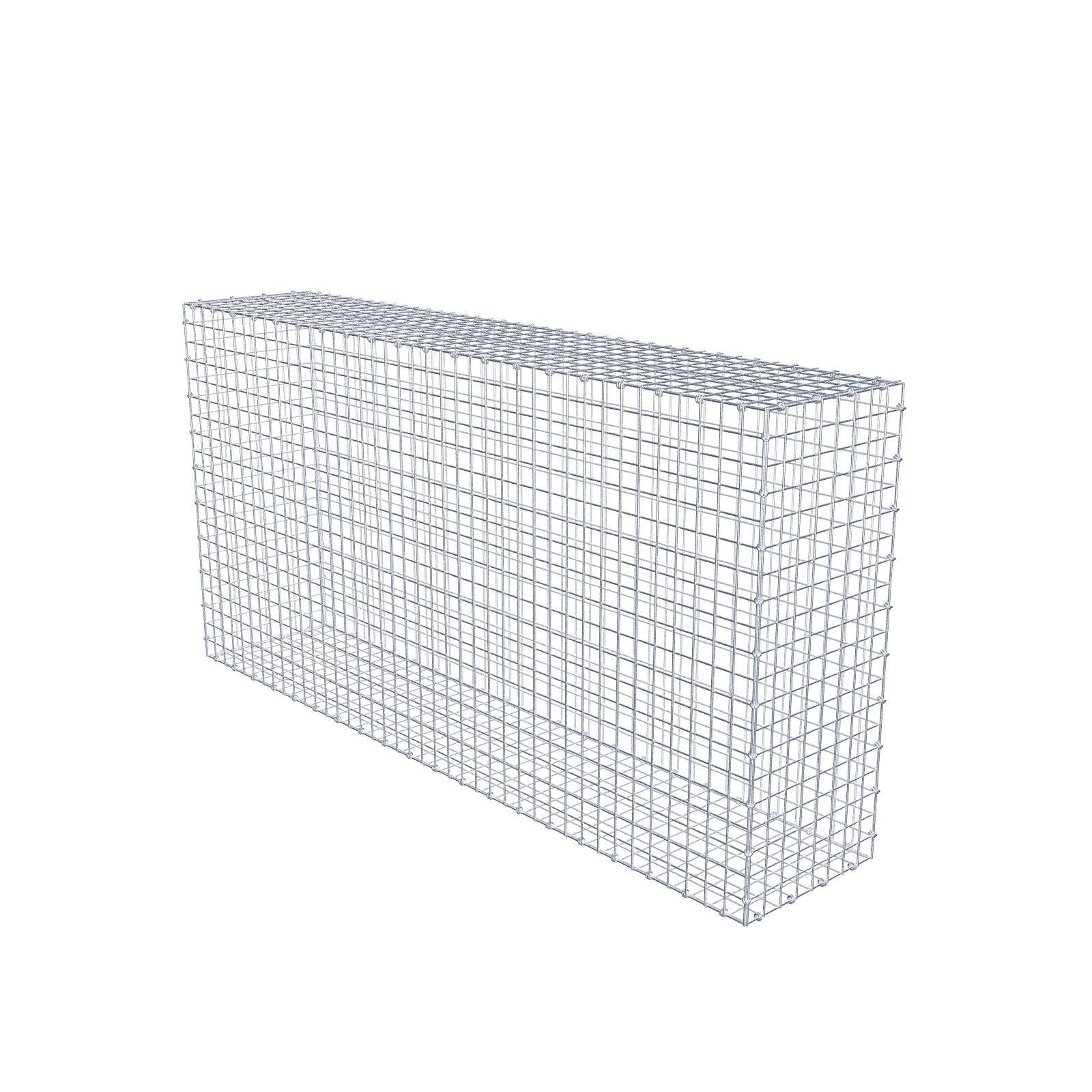 Gabião 200 cm x 100 cm x 40 cm (C x A x P), malhagem 5 x 5 cm, anel espiral