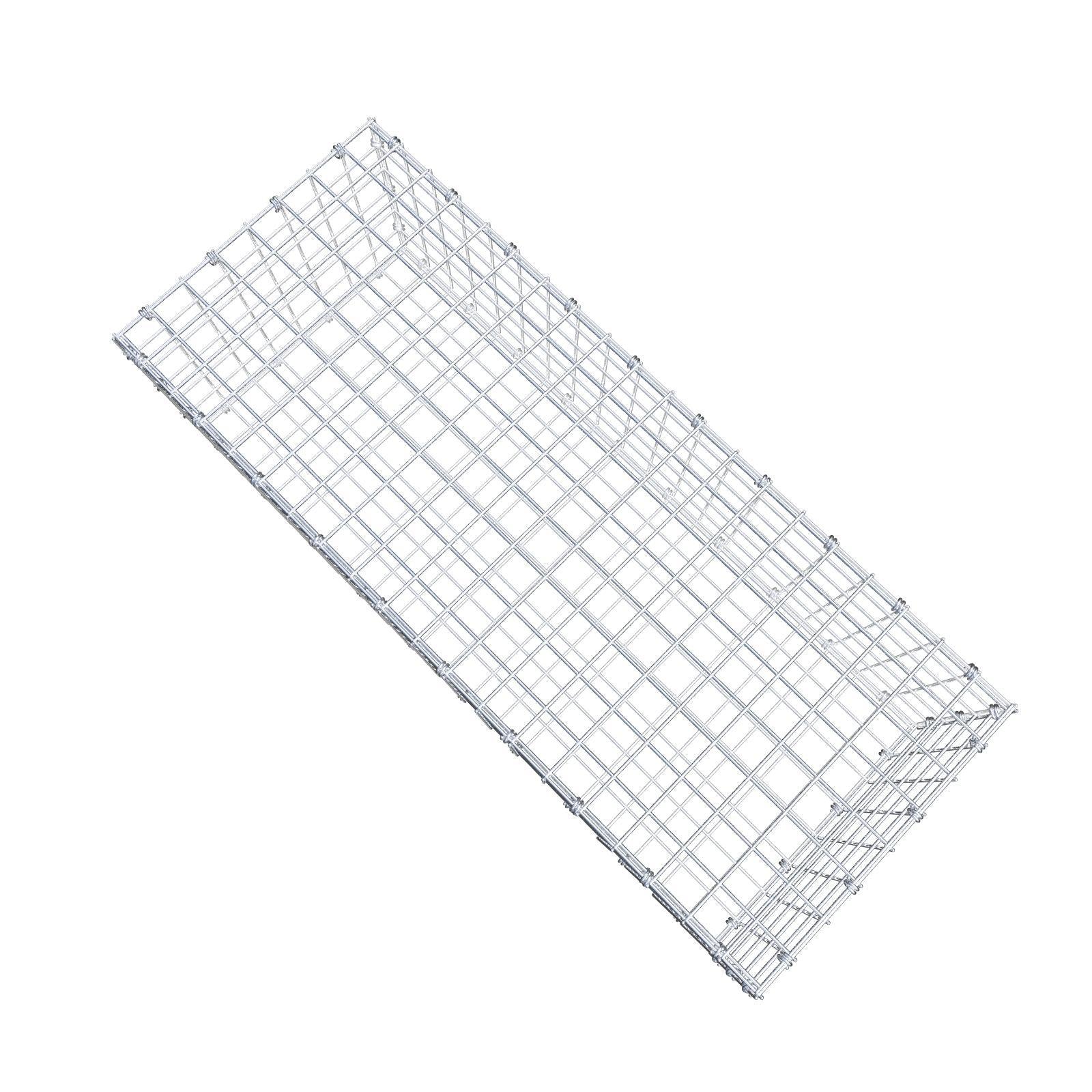 Schanskorf 100 cm x 30 cm x 40 cm (L x H x D), maaswijdte 5 x 5 cm, spiraalring