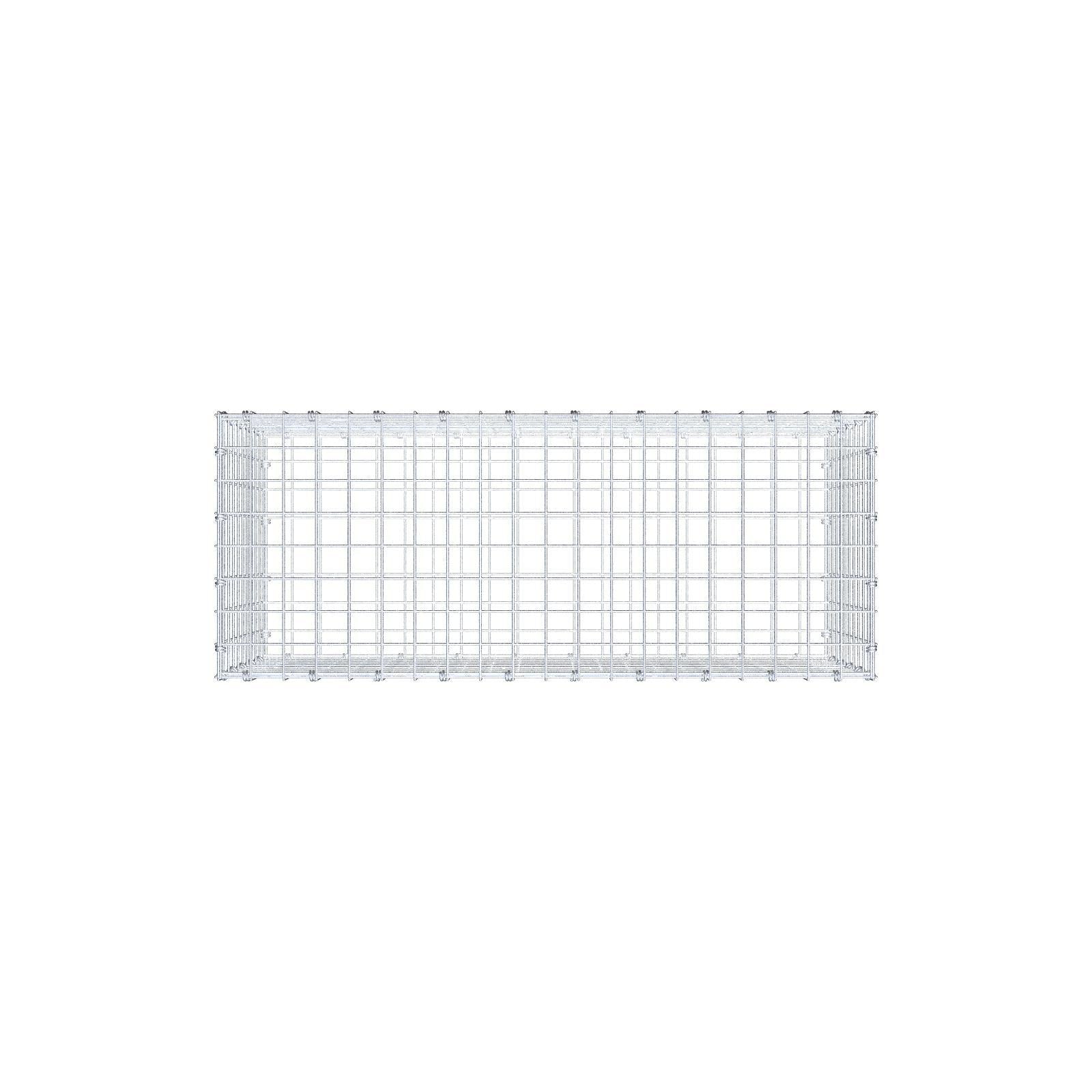 Gabião 100 cm x 50 cm x 40 cm (C x A x P), malhagem 5 x 5 cm, anel espiral