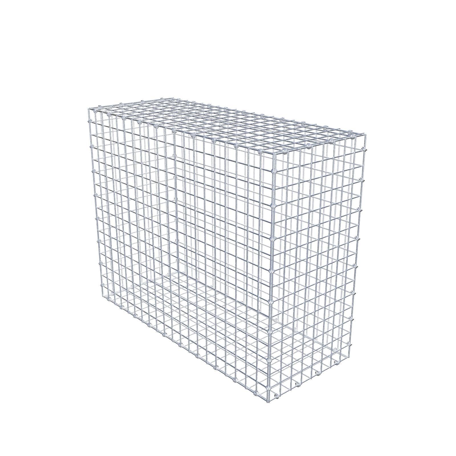 Gabion 100 cm x 80 cm x 40 cm (L x H x P), mailles 5 x 5 cm, anneau en spirale