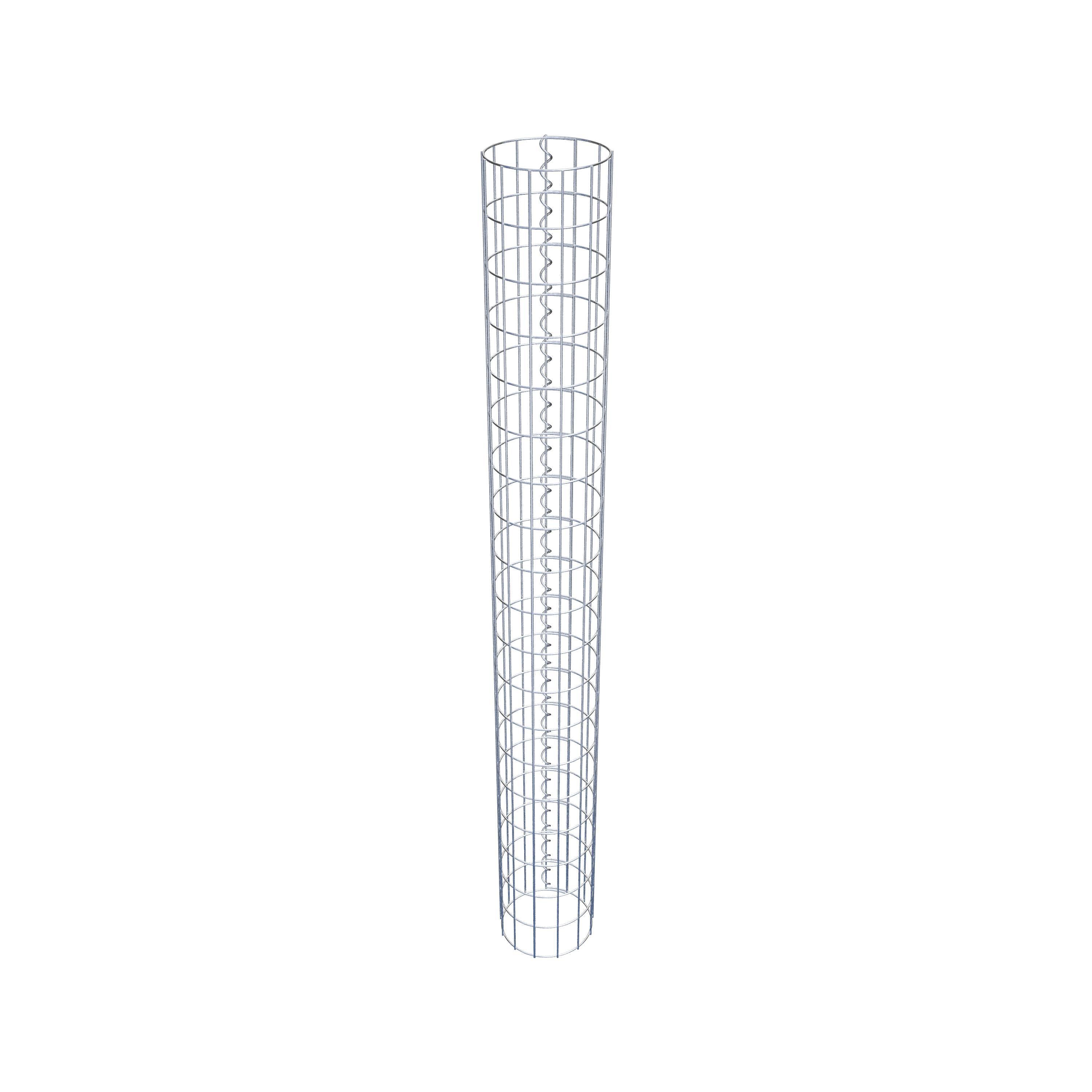 Gabionpelare diameter 22 cm, MW 5 x 10 cm rund