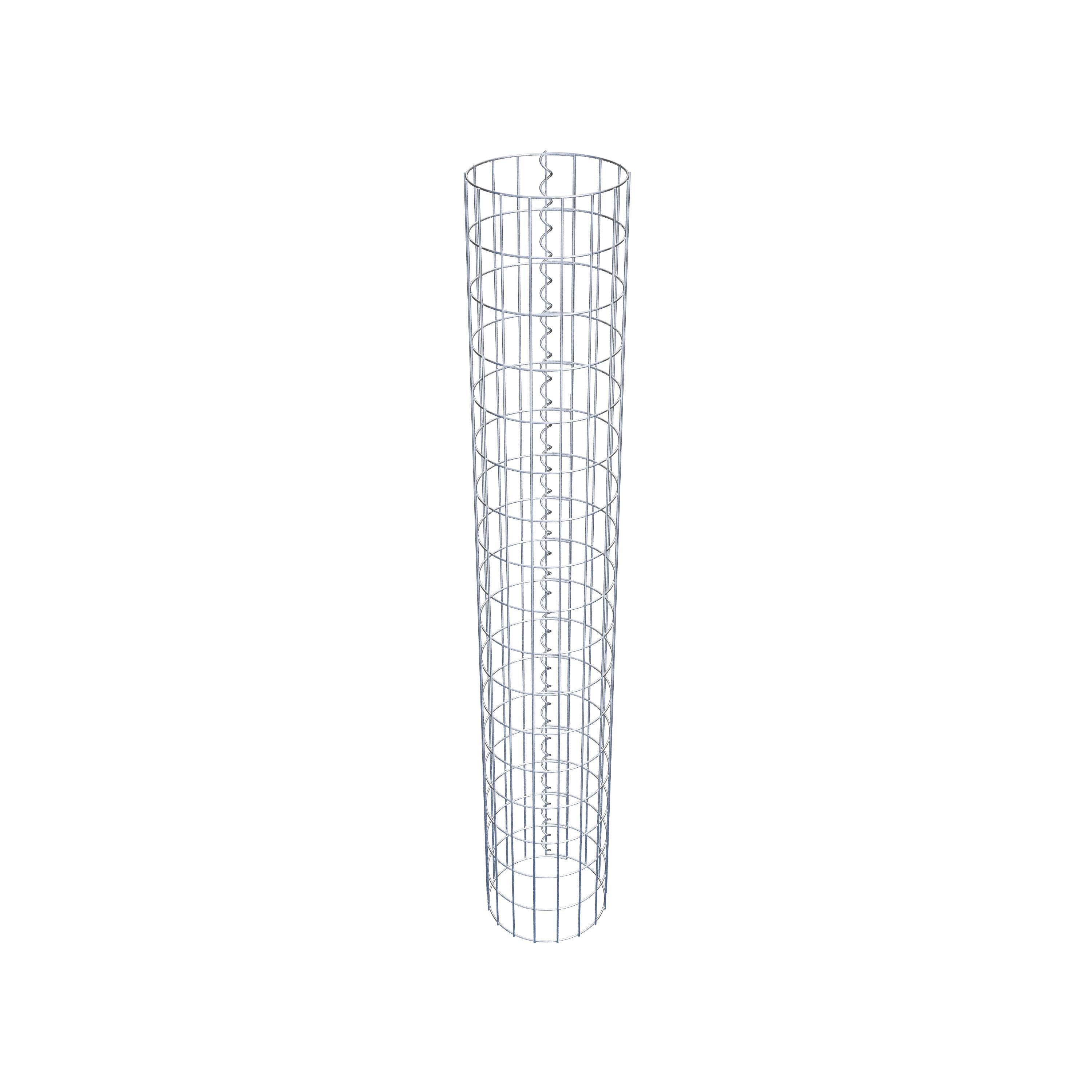 Gabionsøjle diameter 27 cm, MW 5 x 10 cm rund