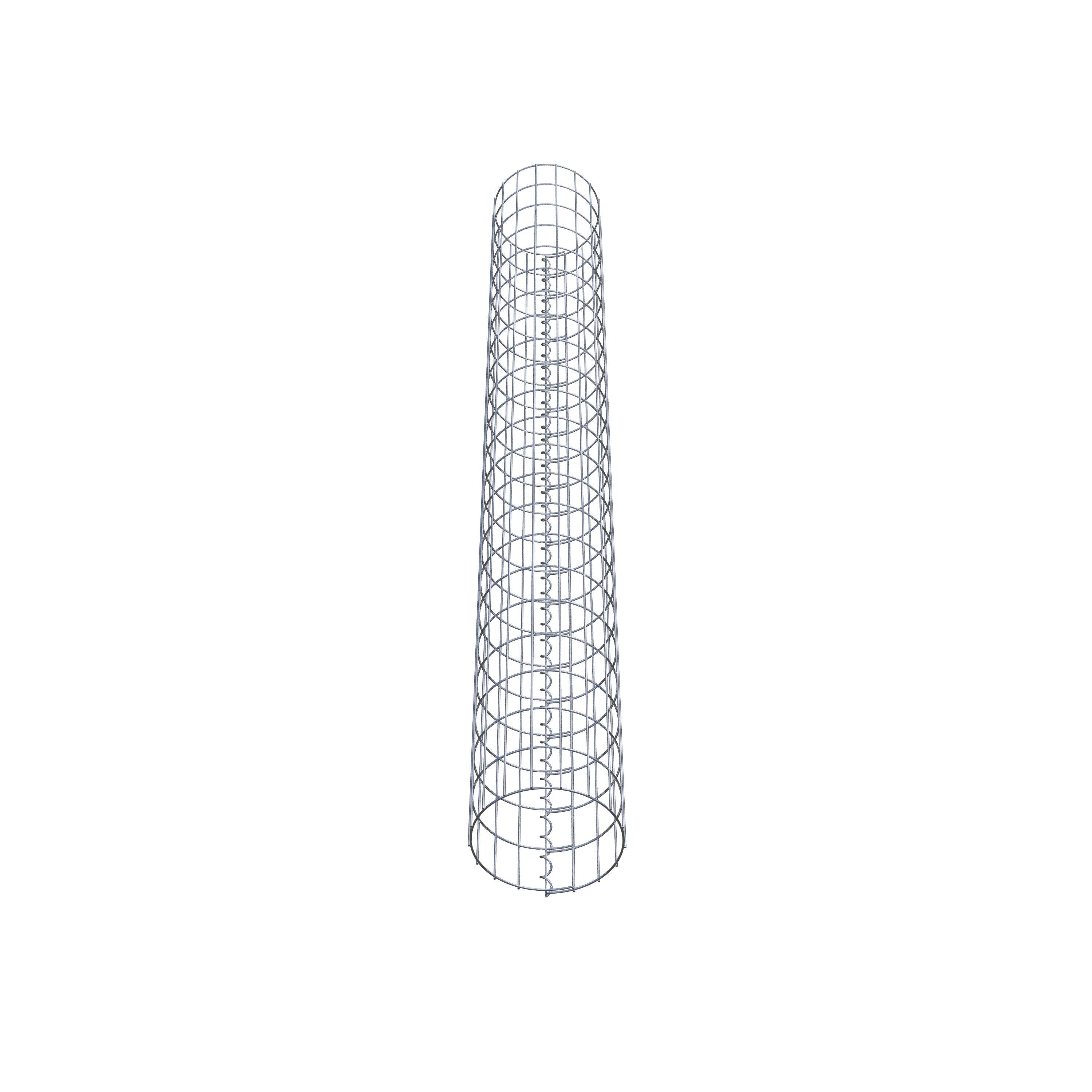 Gabionsøjle diameter 27 cm, MW 5 x 10 cm rund