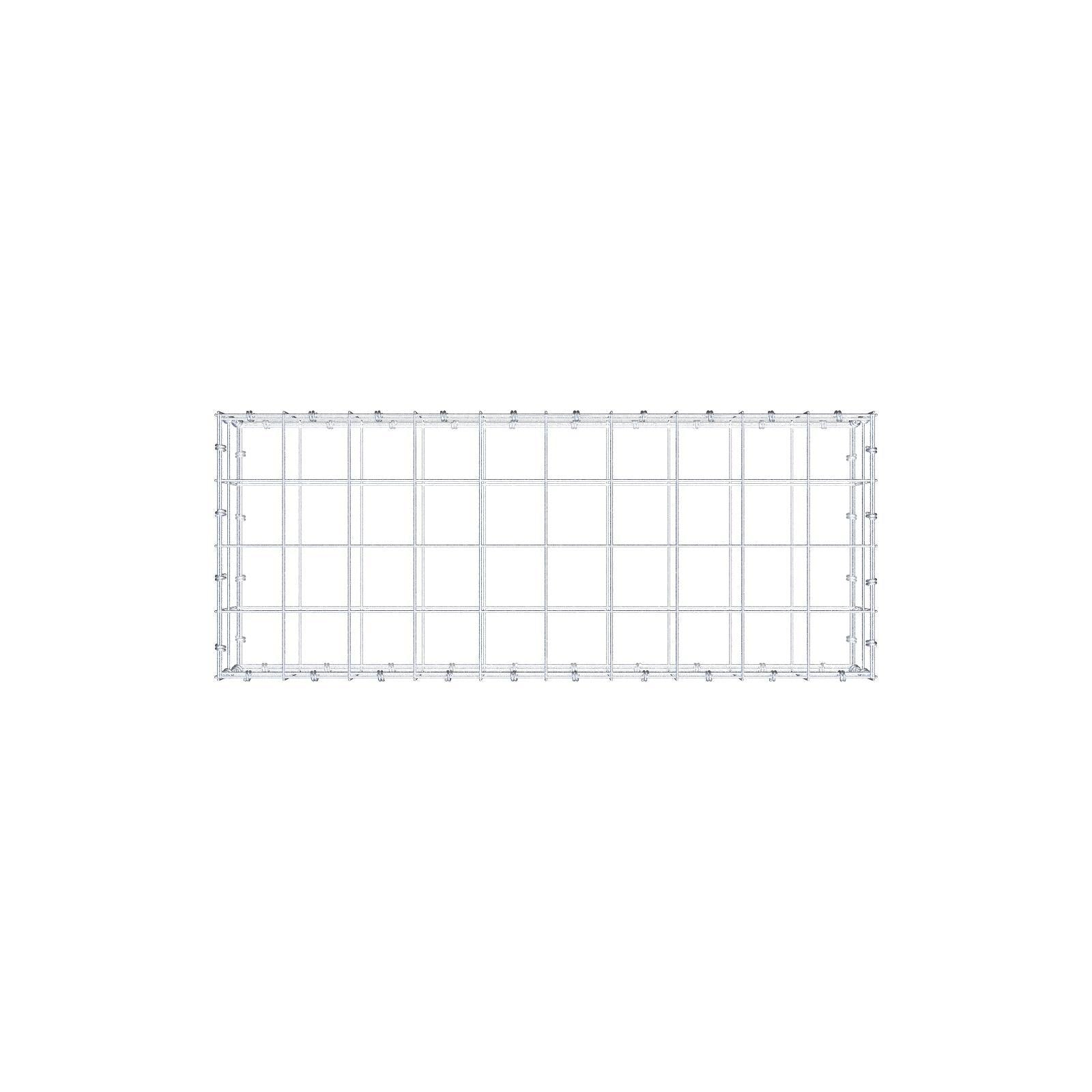 Schanskorf 100 cm x 20 cm x 40 cm (L x H x D), maaswijdte 10 x 10 cm, spiraalring