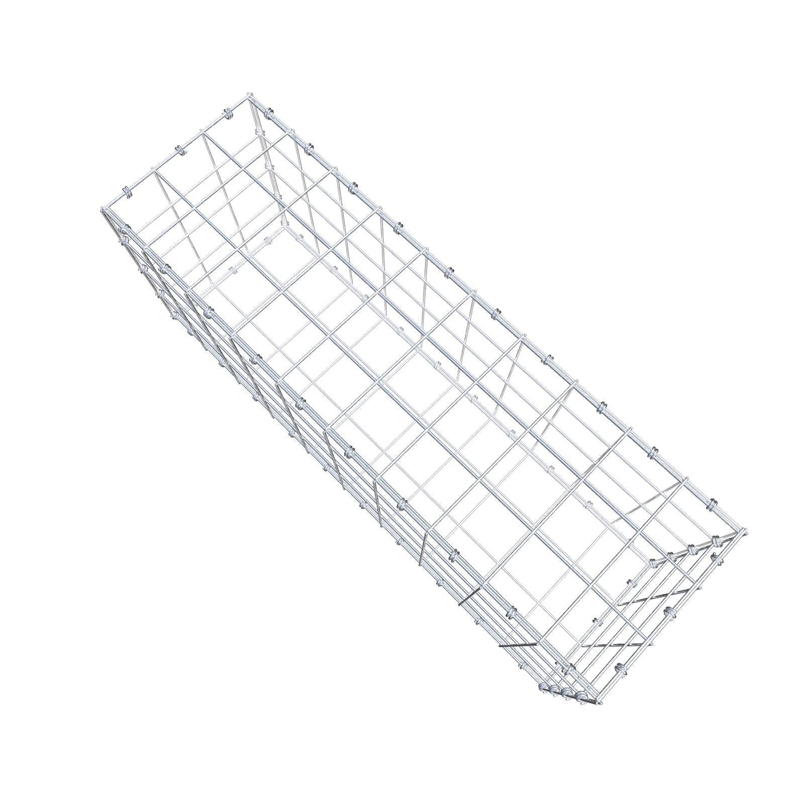 Gabione 100 cm x 40 cm x 30 cm (L x H x T), Maschenweite 10 x 10 cm, Spiralring