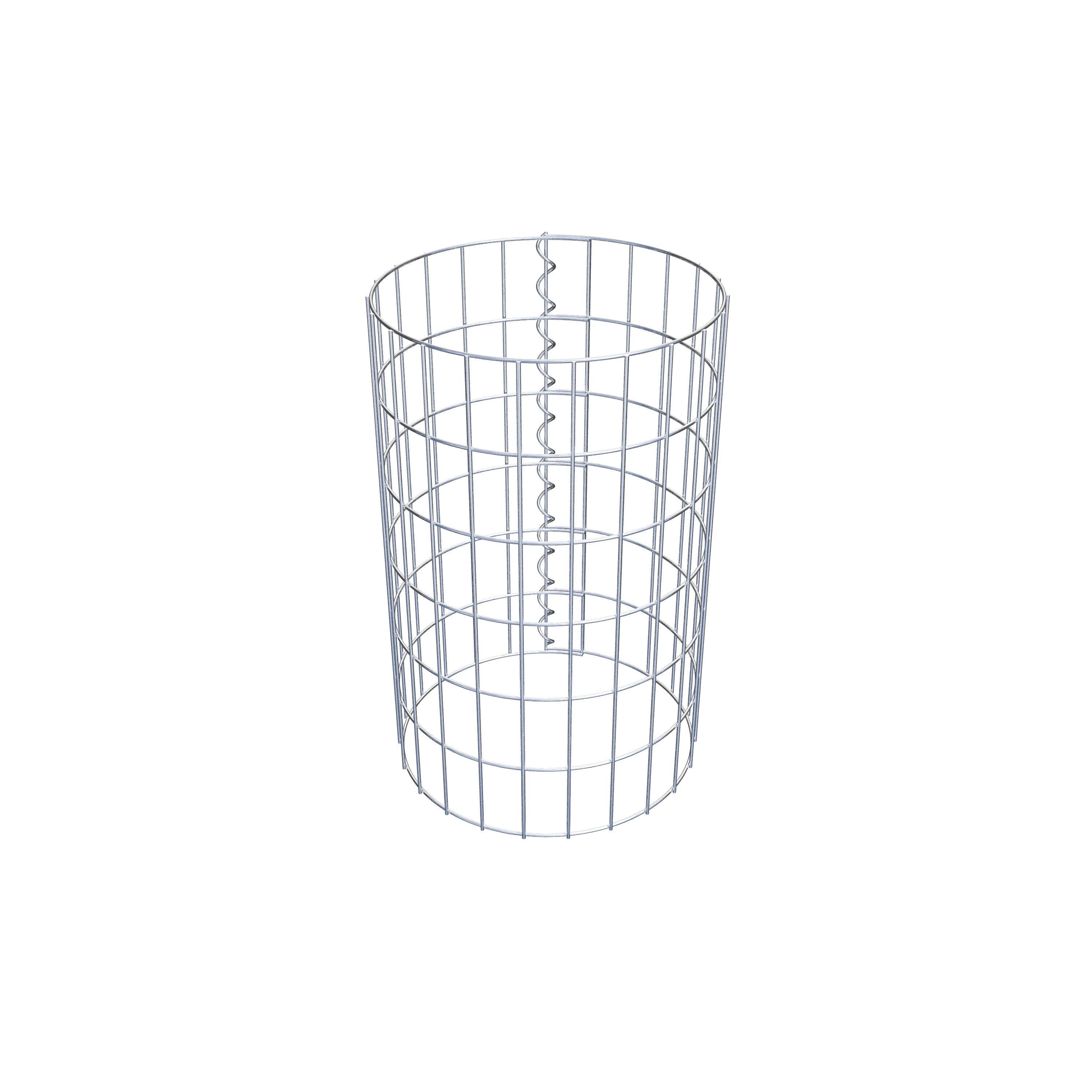 Gabionpelare diameter 37 cm, MW 5 x 10 cm rund