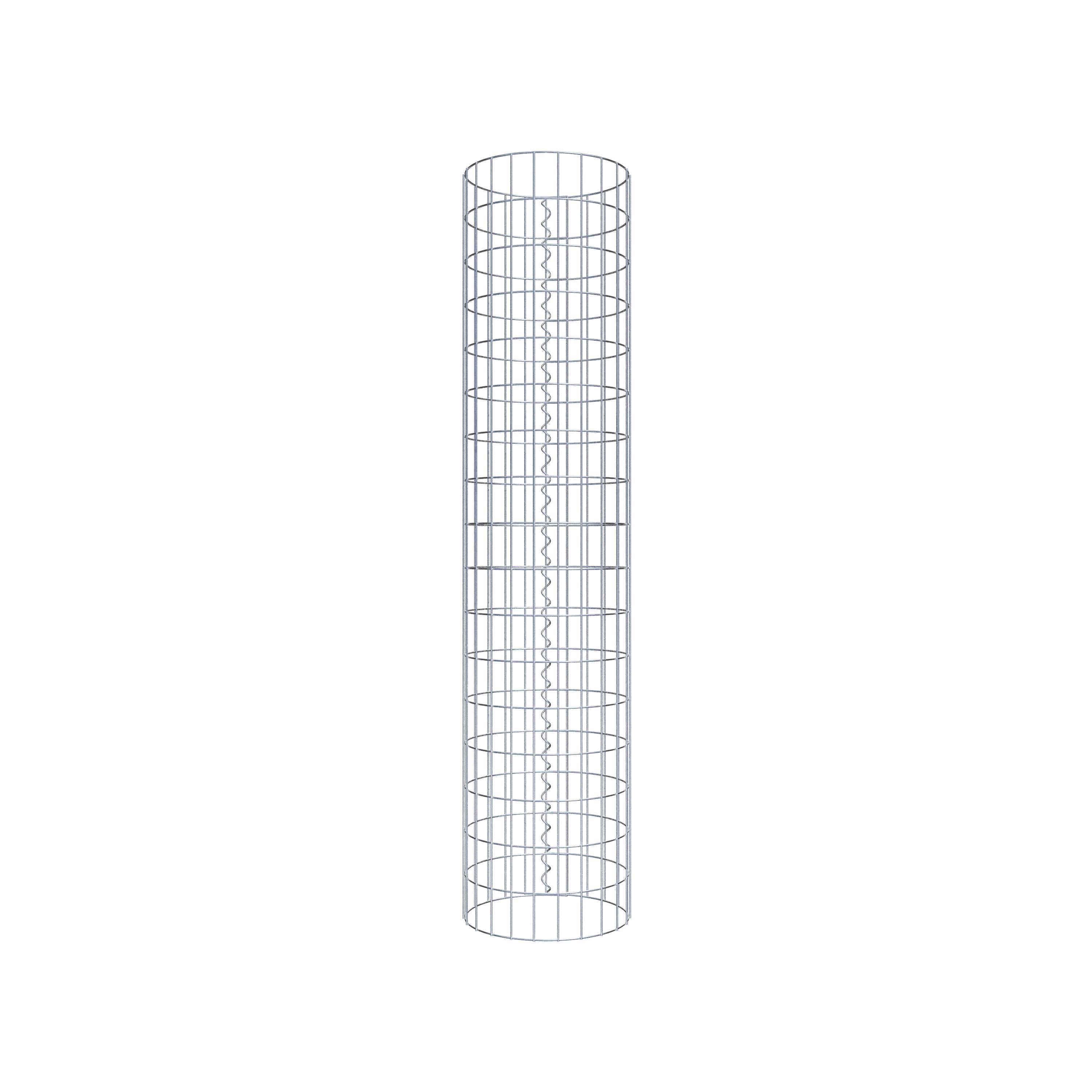 Gabionpelare diameter 37 cm, MW 5 x 10 cm rund