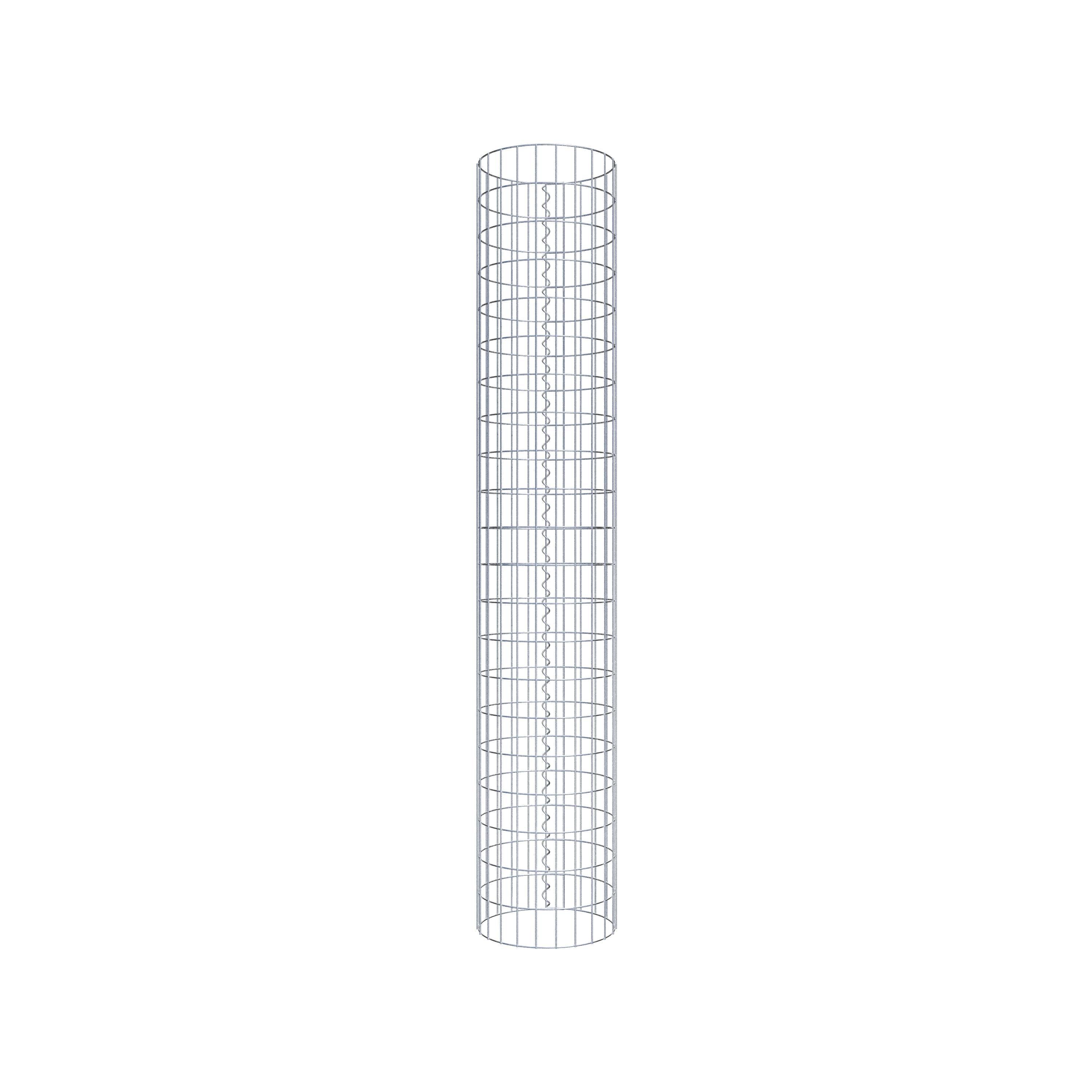 Gabionpelare diameter 37 cm, MW 5 x 10 cm rund