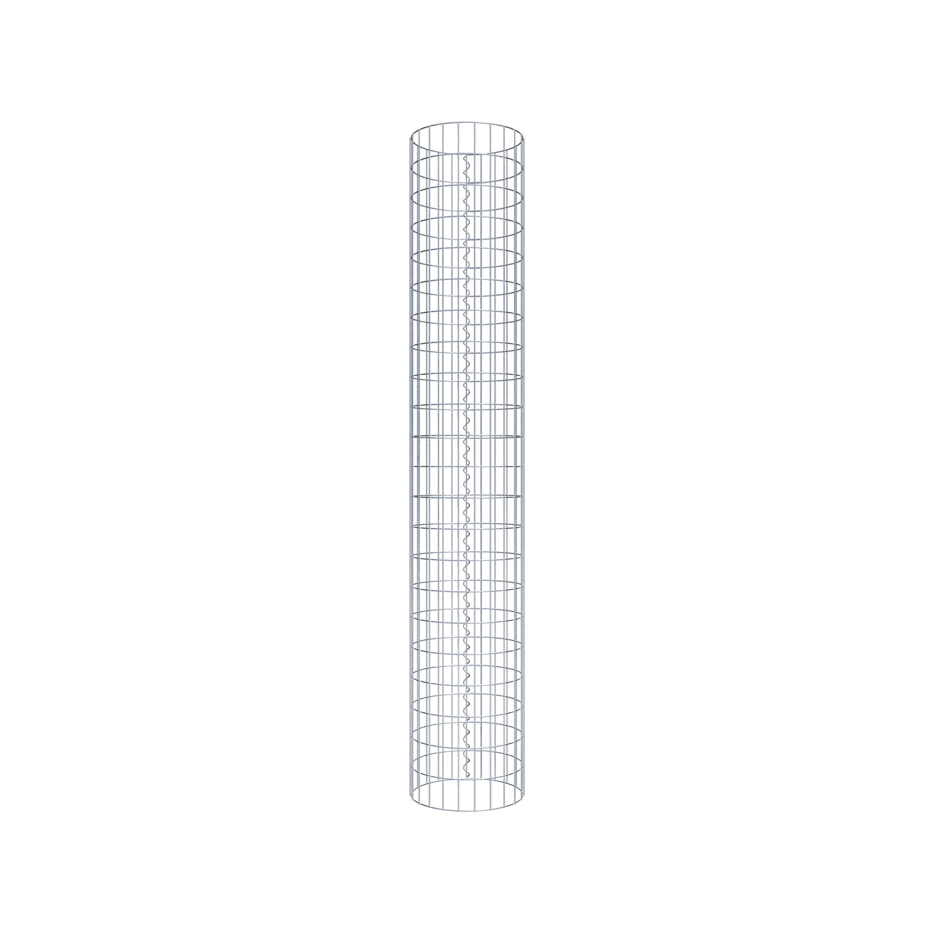 Gabionpelare diameter 37 cm, MW 5 x 10 cm rund