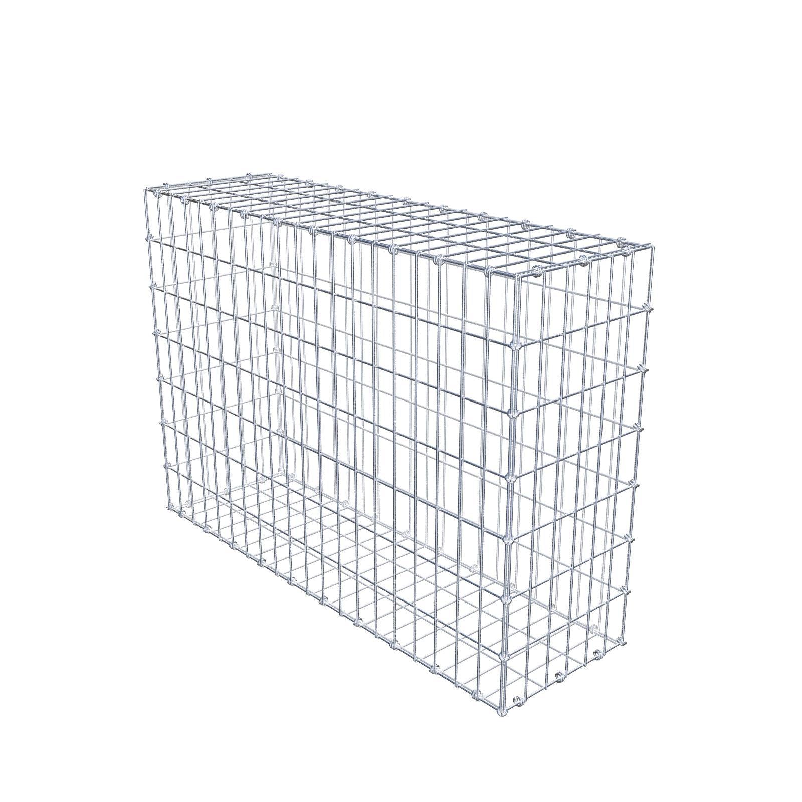 Schanskorf 100 cm x 70 cm x 30 cm (L x H x D), maaswijdte 5 x 10 cm, spiraalring
