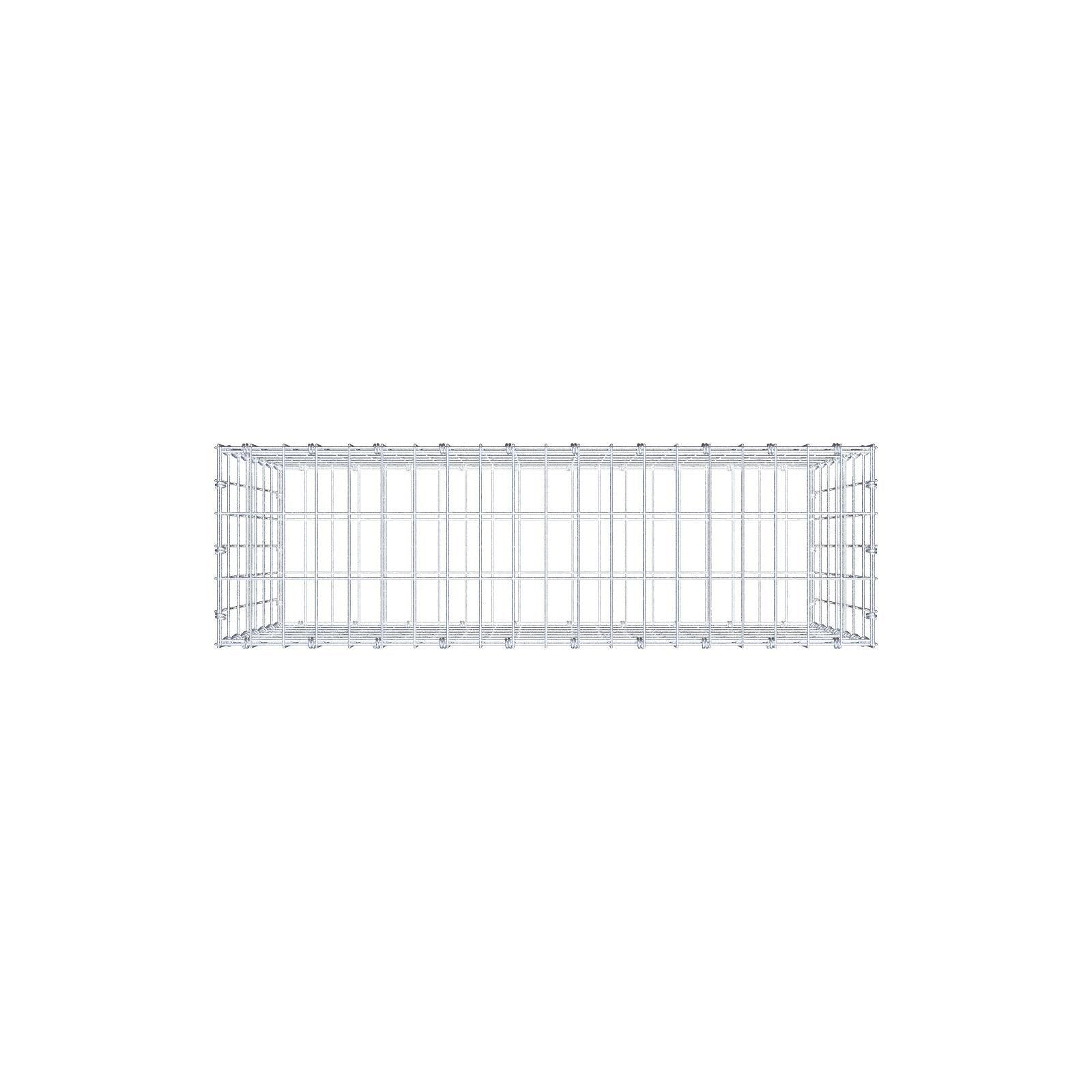 Schanskorf 100 cm x 70 cm x 30 cm (L x H x D), maaswijdte 5 x 10 cm, spiraalring