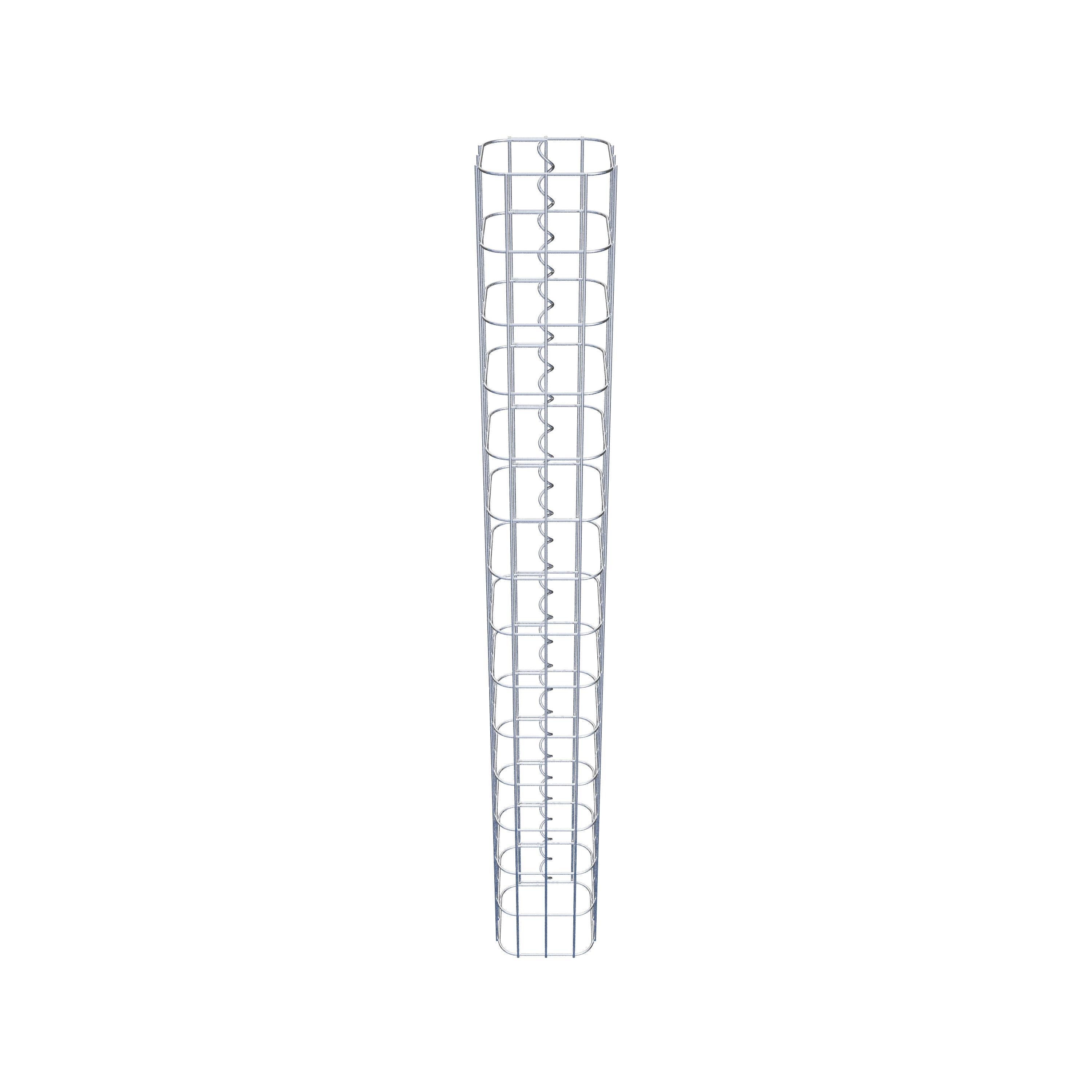Gabionpelare 17 x 17 cm, MW 5 x 10 cm kvadrat