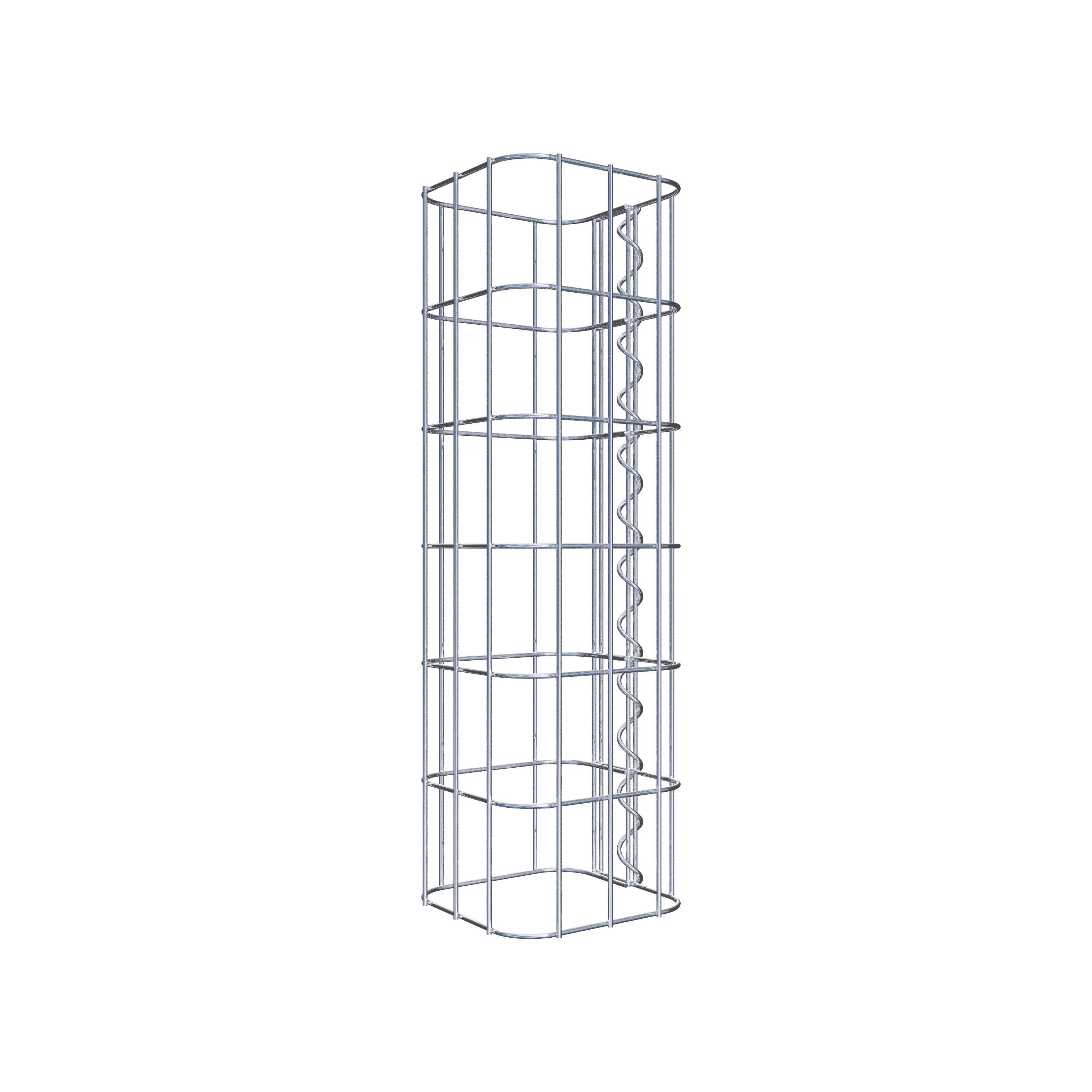 Gabionpelare 17 x 17 cm, MW 5 x 10 cm kvadrat