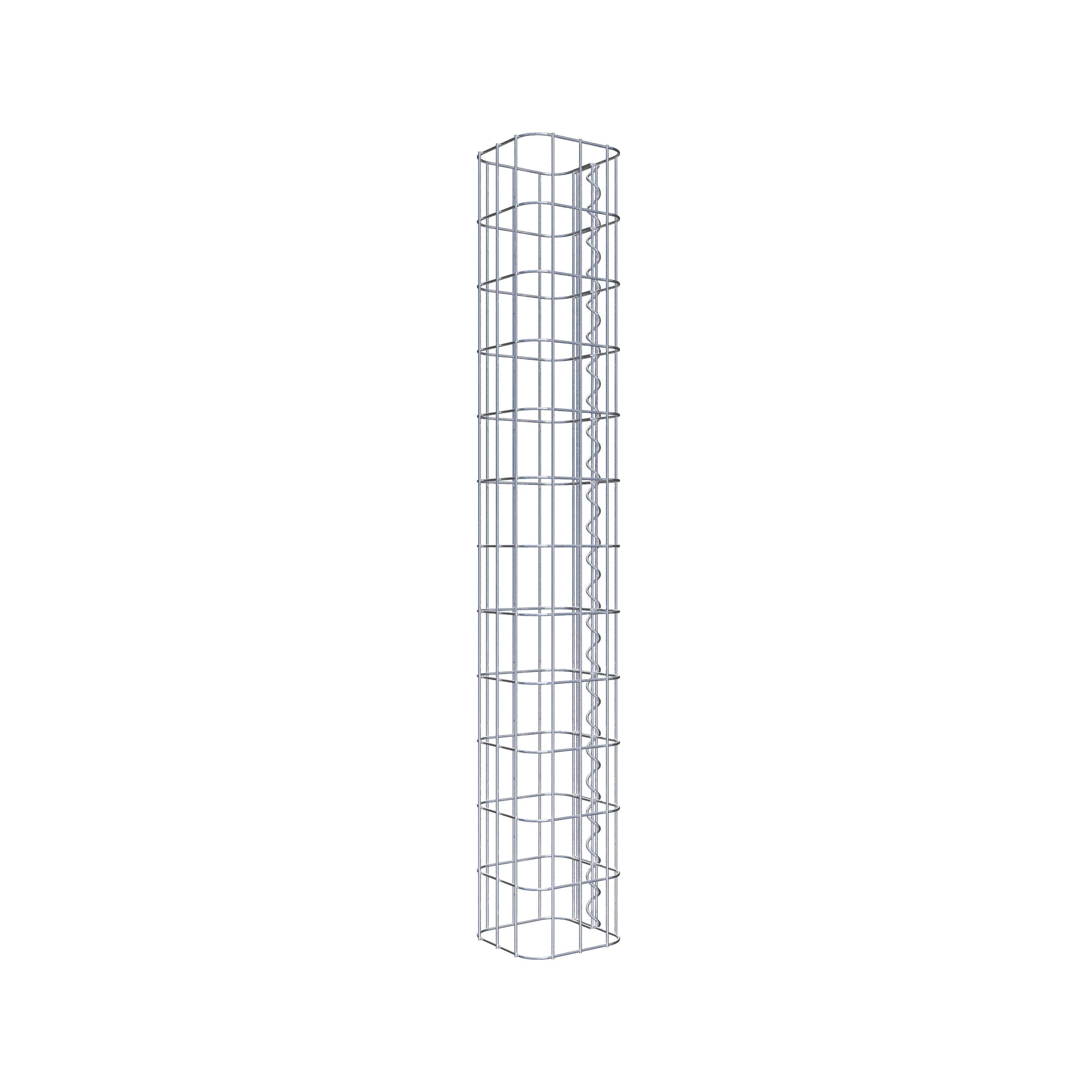 Gabionpelare 17 x 17 cm, MW 5 x 10 cm kvadrat