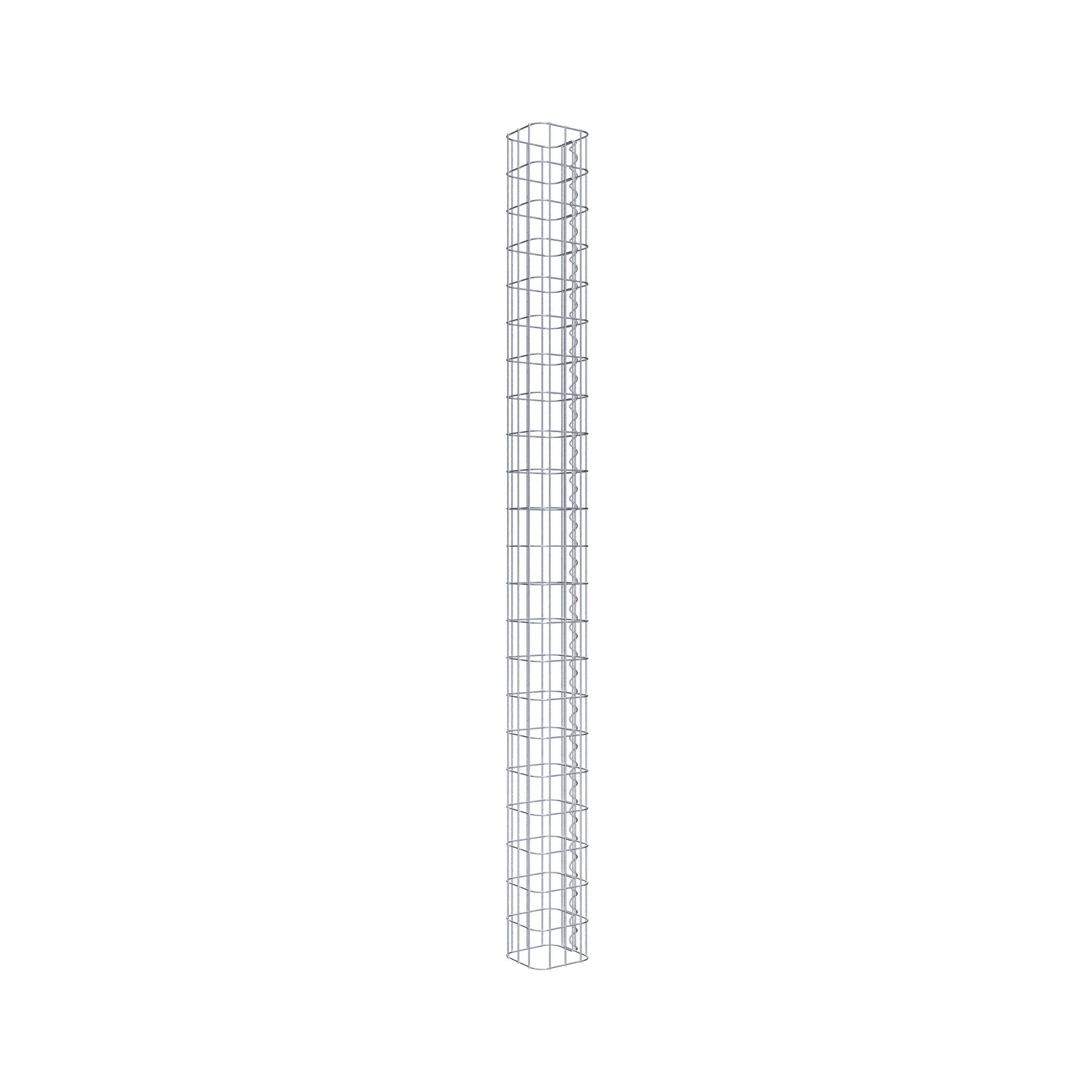 Gabionpelare 17 x 17 cm, MW 5 x 10 cm kvadrat