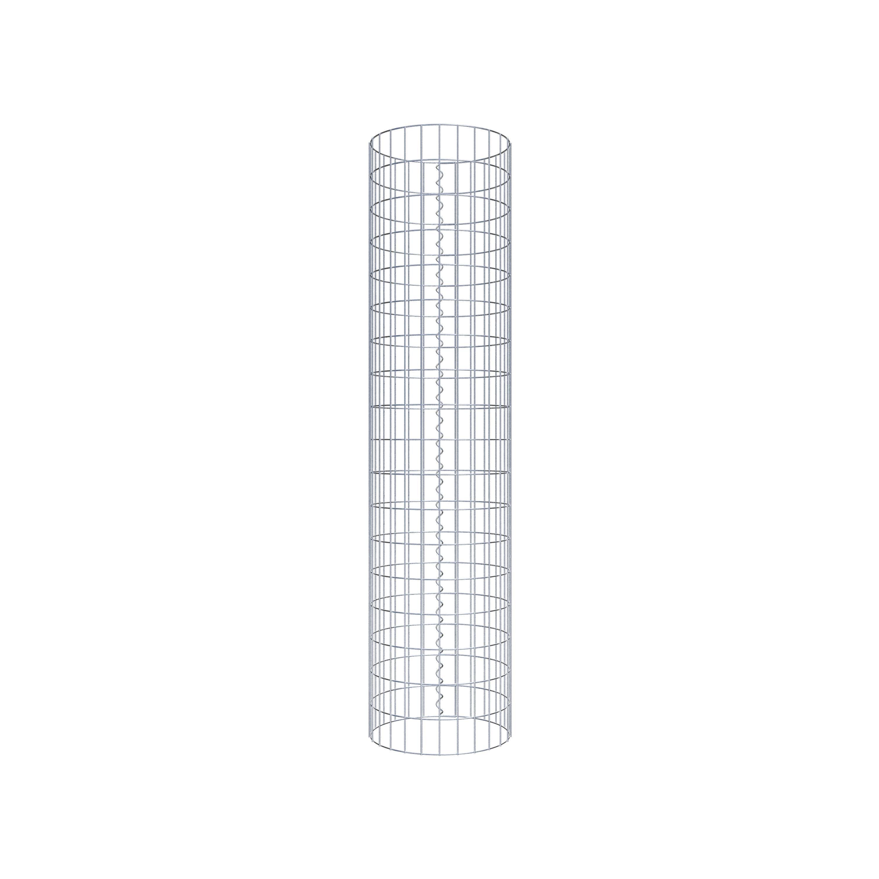 Gabionensäule Durchmesser 42 cm, MW 5 x 10 cm rund