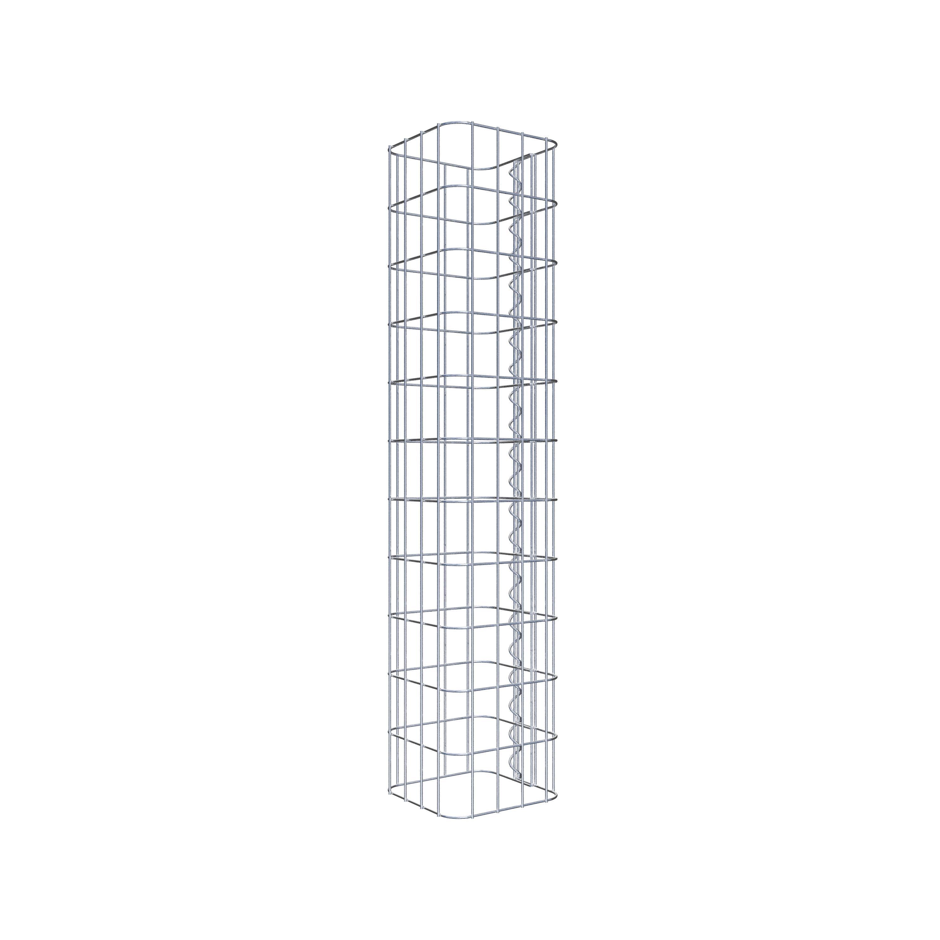 Gabion column 22 x 22 cm, MW 5 x 10 cm square