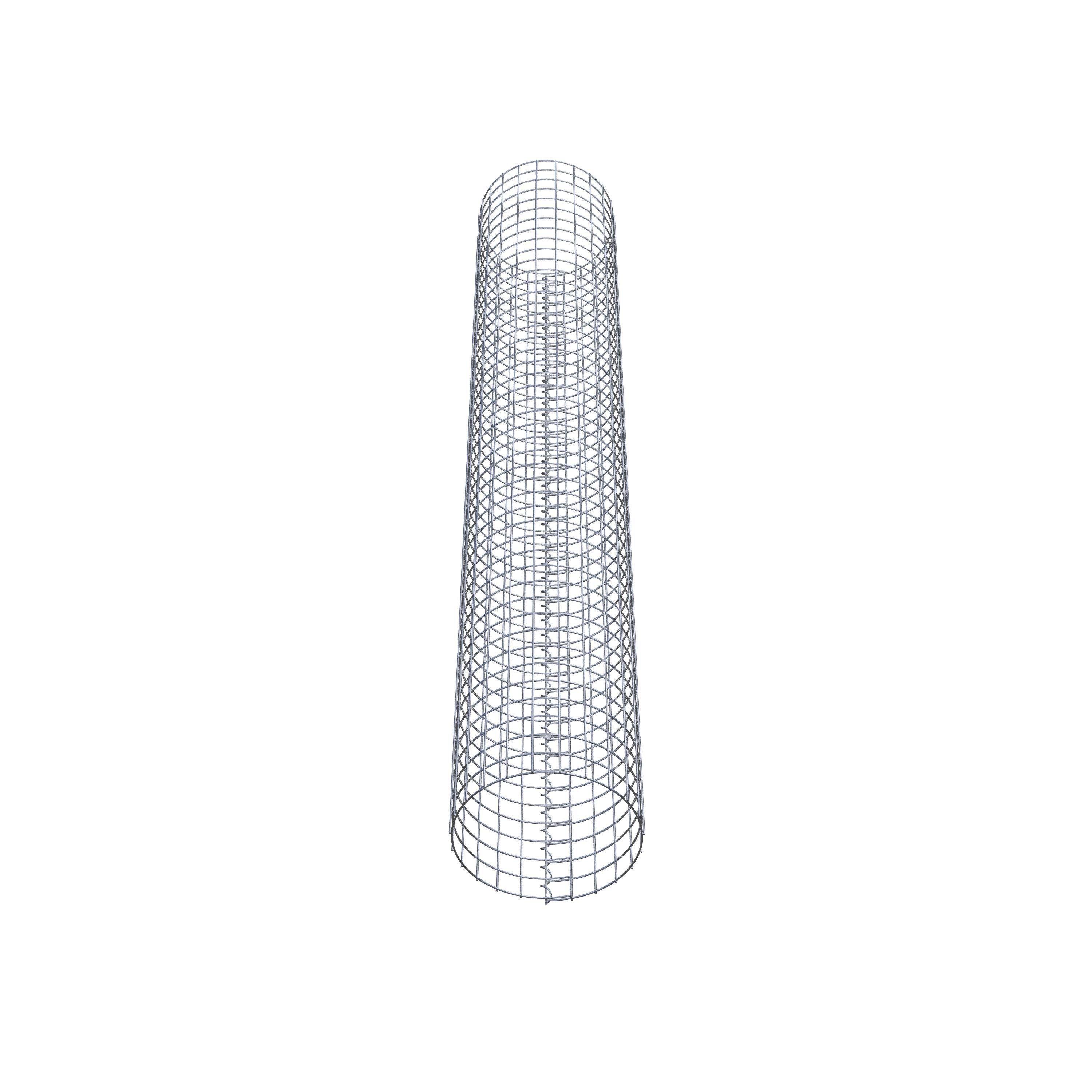 Schanskorf kolom diameter 37 cm MW 5 x 5 cm rond