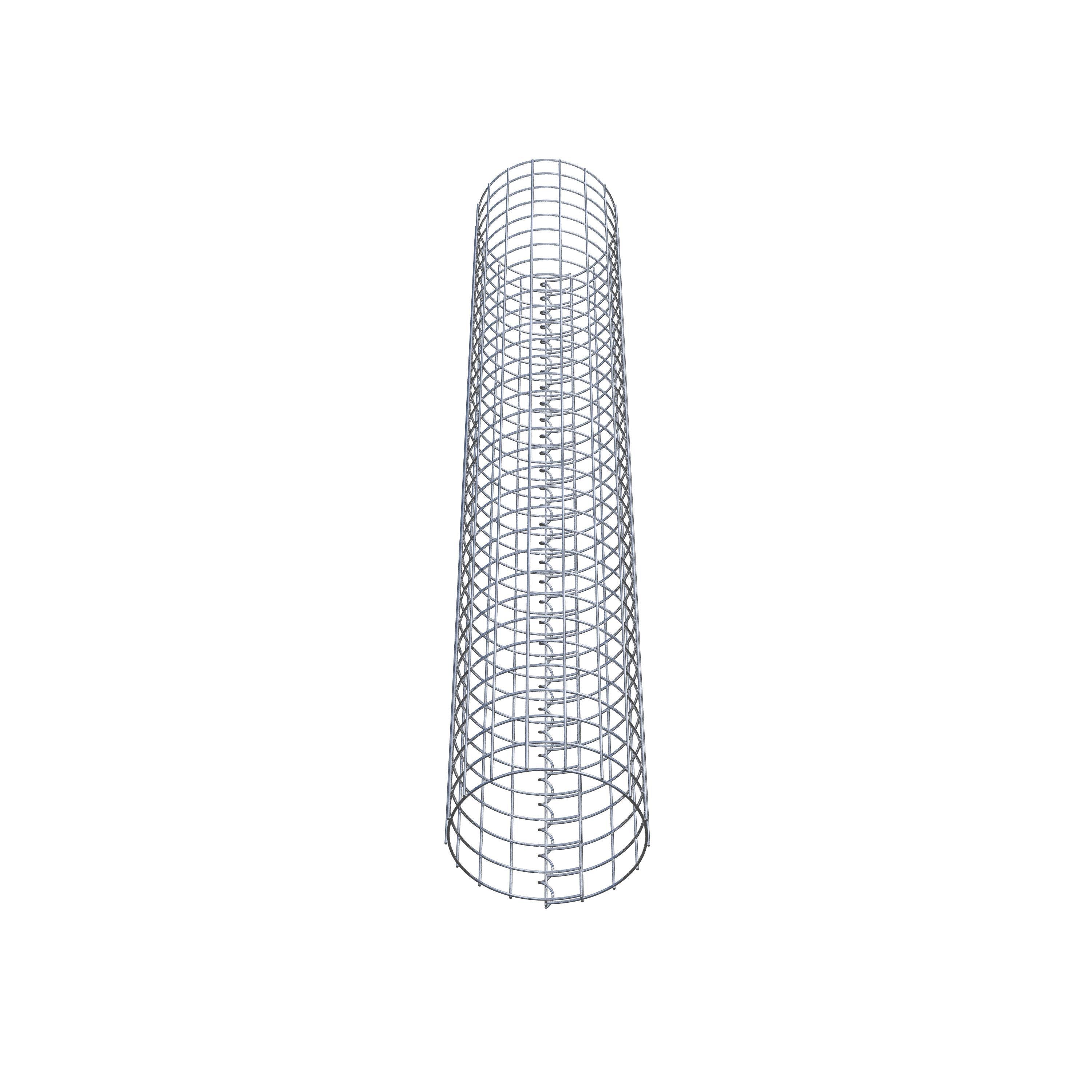 Gabionensäule Durchmesser 27 cm MW 5 x 5 cm rund