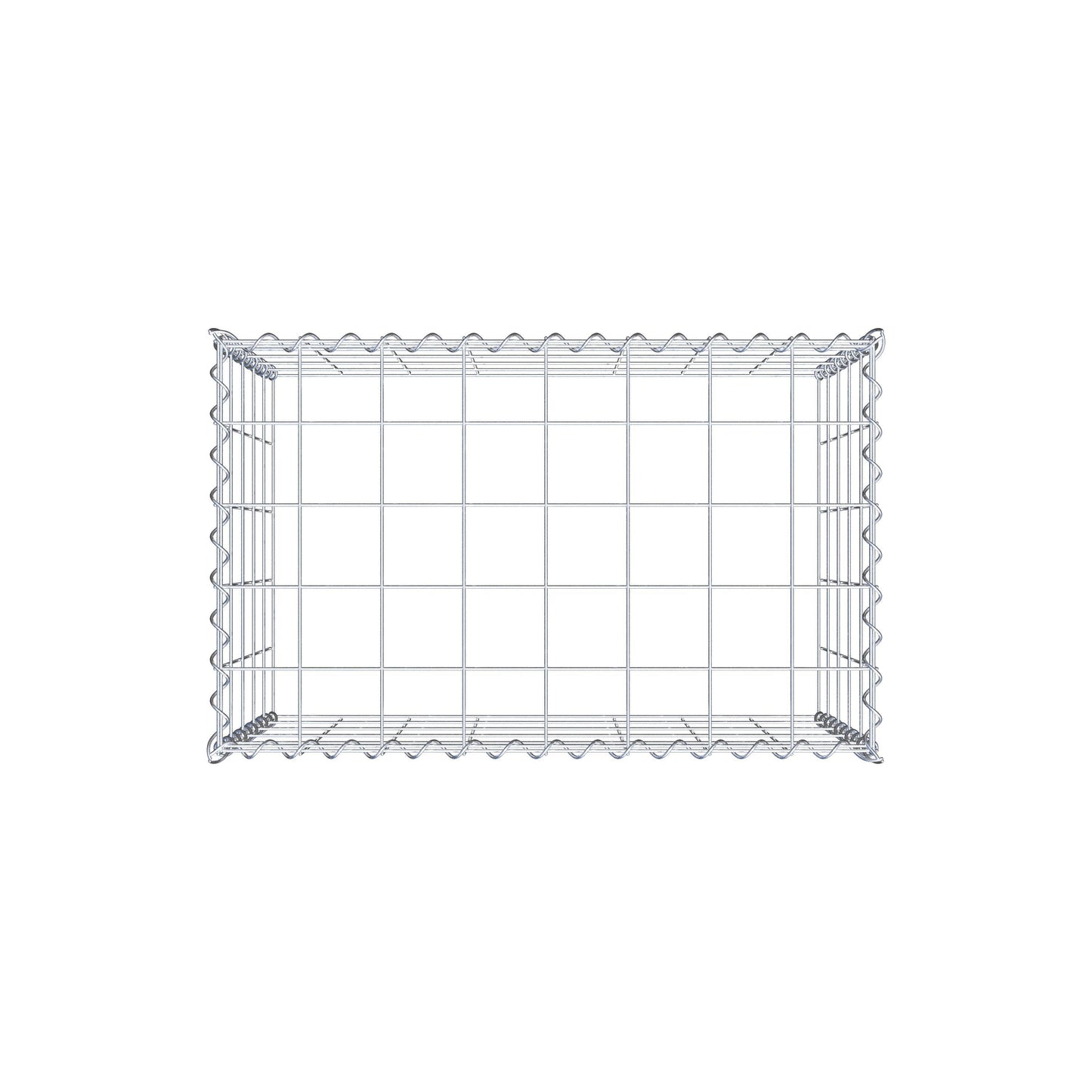 Påväxt gabion typ 3 80 cm x 50 cm x 50 cm (L x H x D), maskstorlek 10 cm x 10 cm, spiral