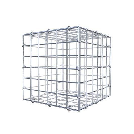 Gabion 30 cm x 30 cm x 30 cm (L x H x P), mailles 5 cm x 5 cm, anneau en C