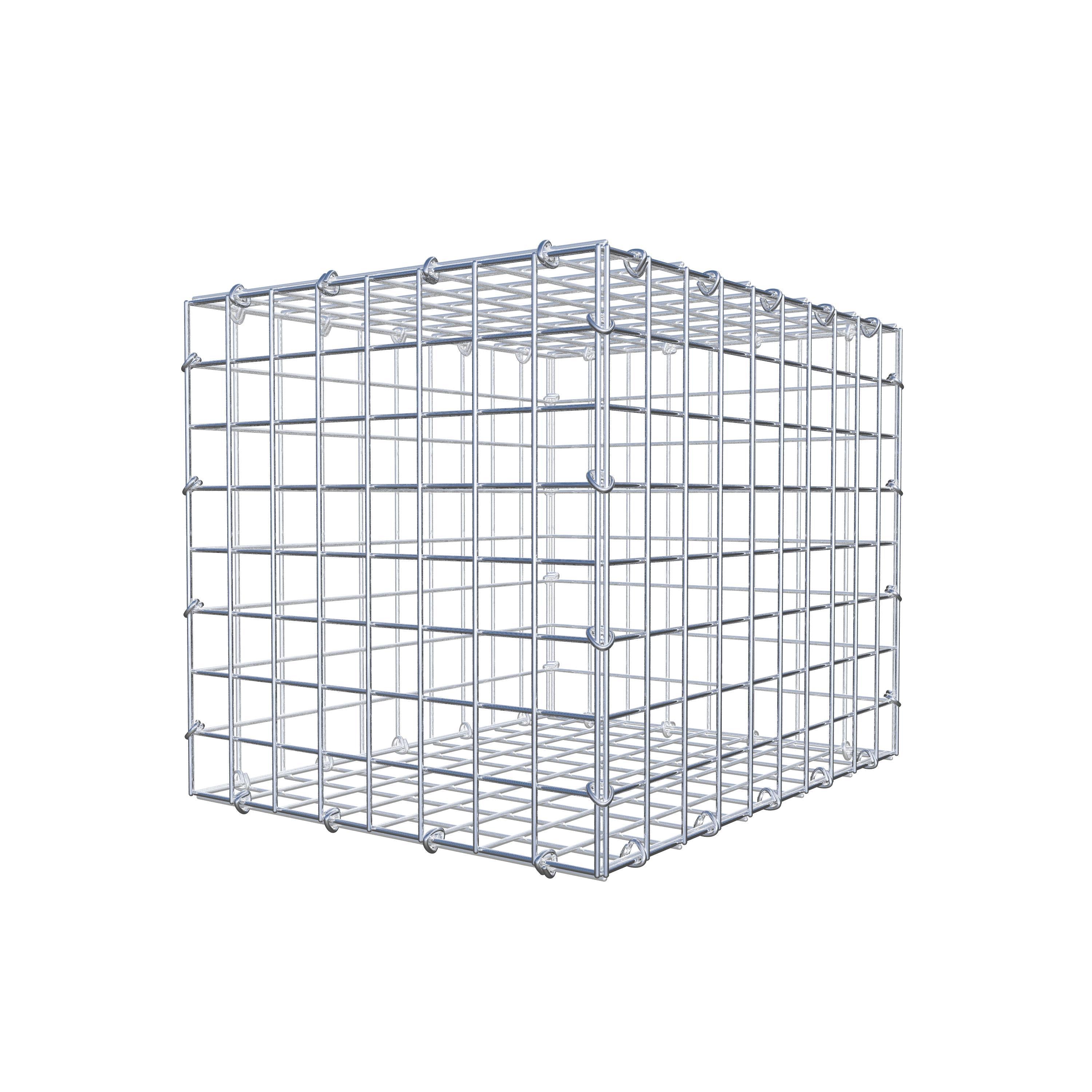 Gabião 50 cm x 40 cm x 40 cm (C x A x P), malhagem 5 cm x 5 cm, anel C