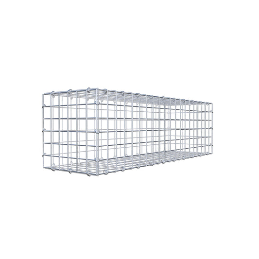 Gabião 100 cm x 30 cm x 30 cm (C x A x P), malhagem 5 cm x 5 cm, anel C