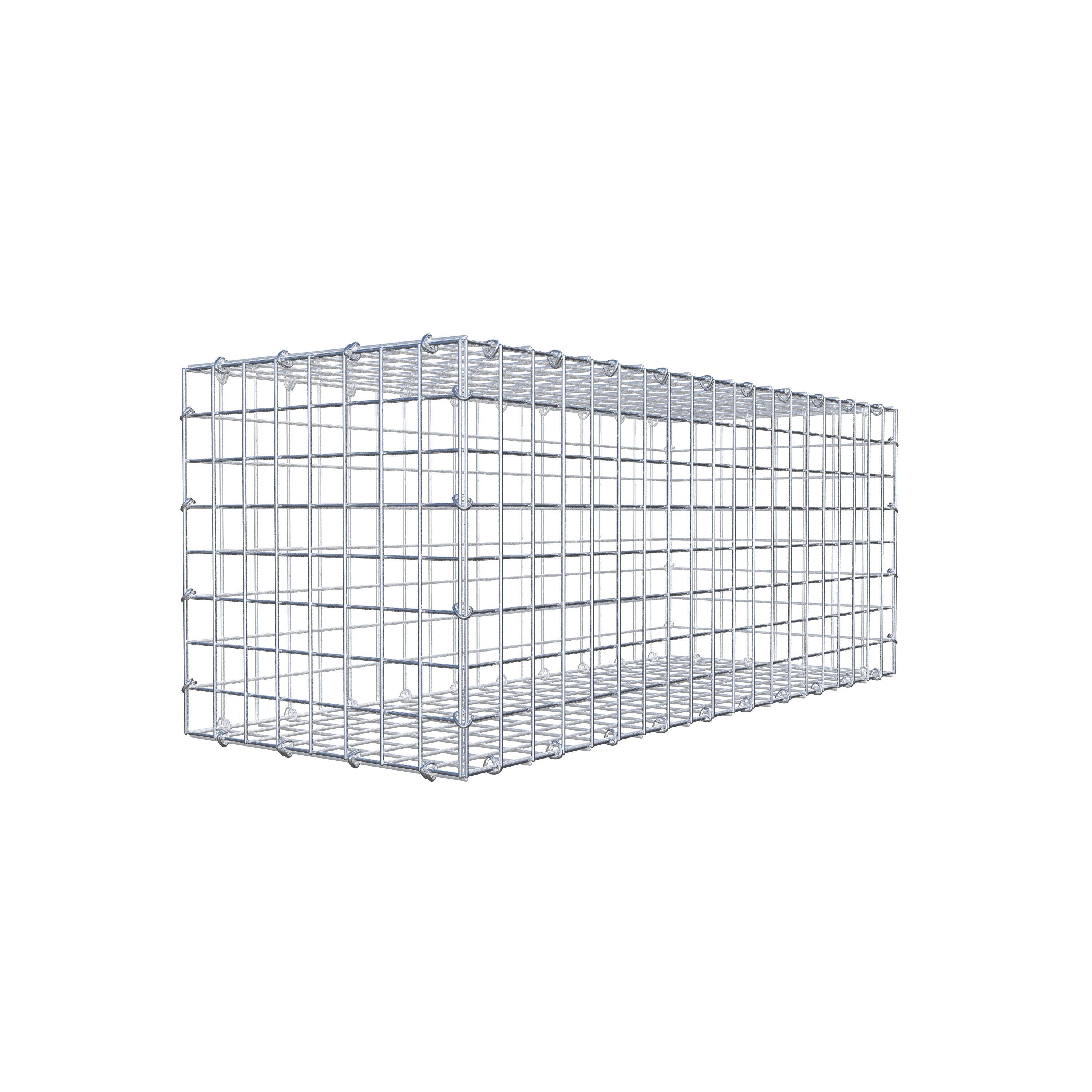 Gabion 100 cm x 40 cm x 40 cm (L x H x P), mailles 5 cm x 5 cm, anneau en C
