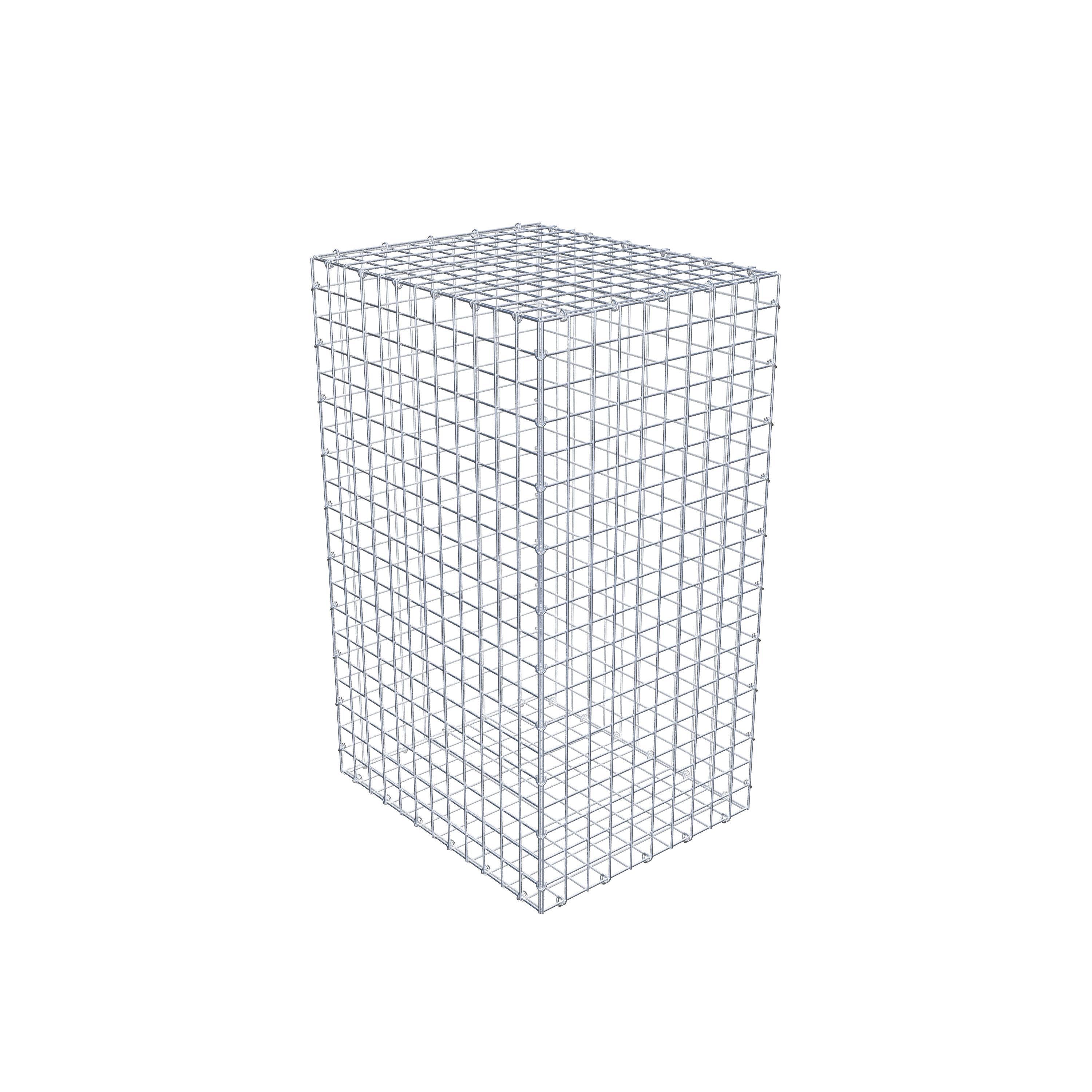 Schanskorf 100 cm x 60 cm x 50 cm (L x H x D), maaswijdte 5 cm x 5 cm, C-ring