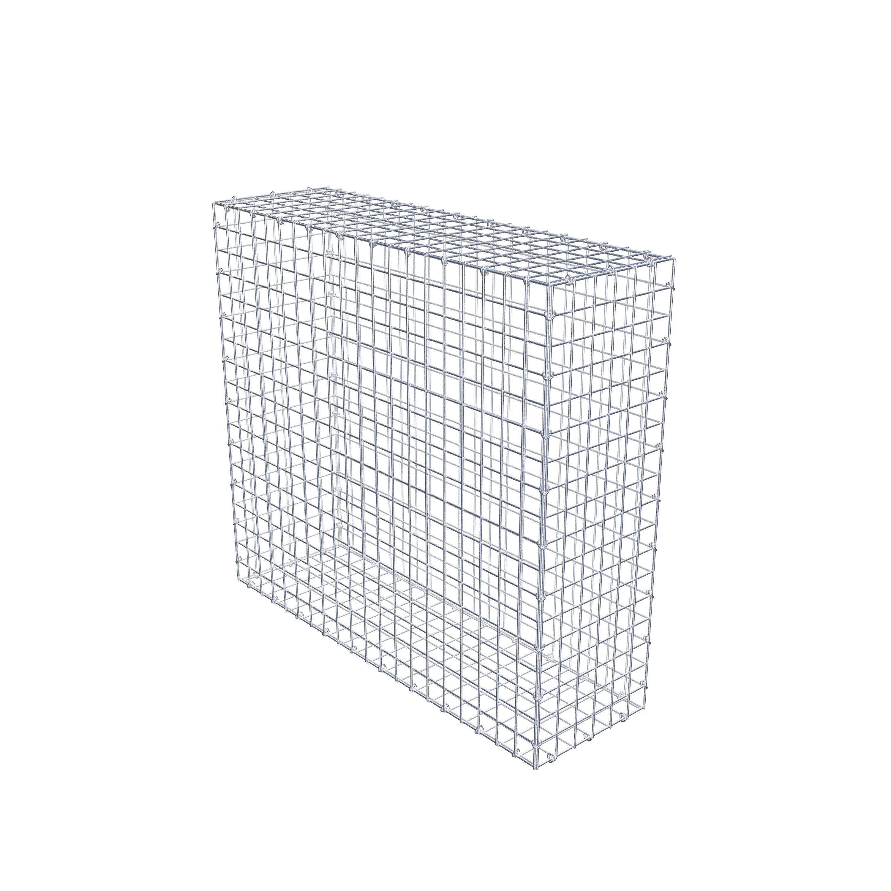 Gabione 100 cm x 90 cm x 30 cm (L x H x T), Maschenweite 5 cm x 5 cm, C-Ring